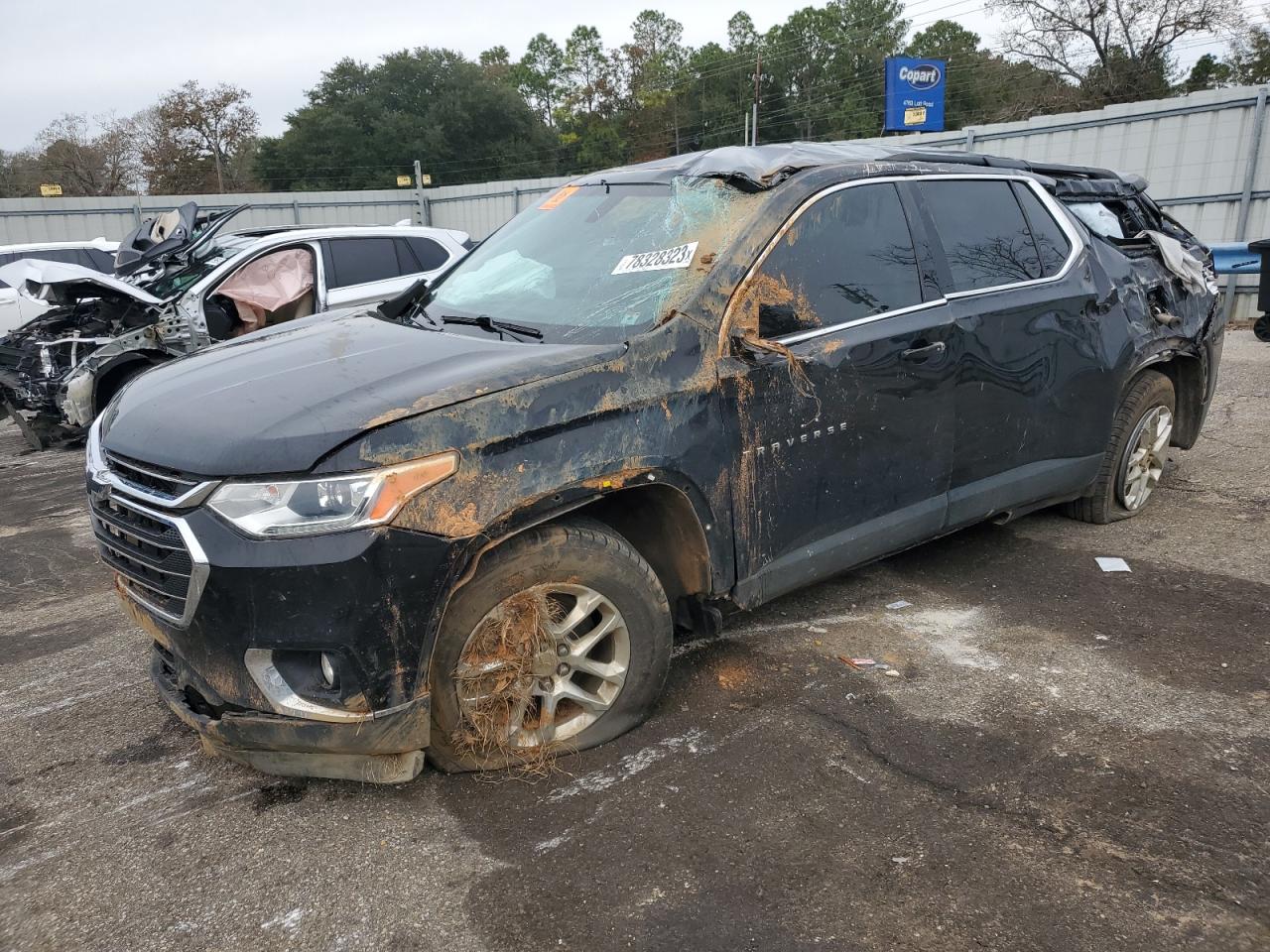 chevrolet traverse 2019 1gnergkw0kj227327