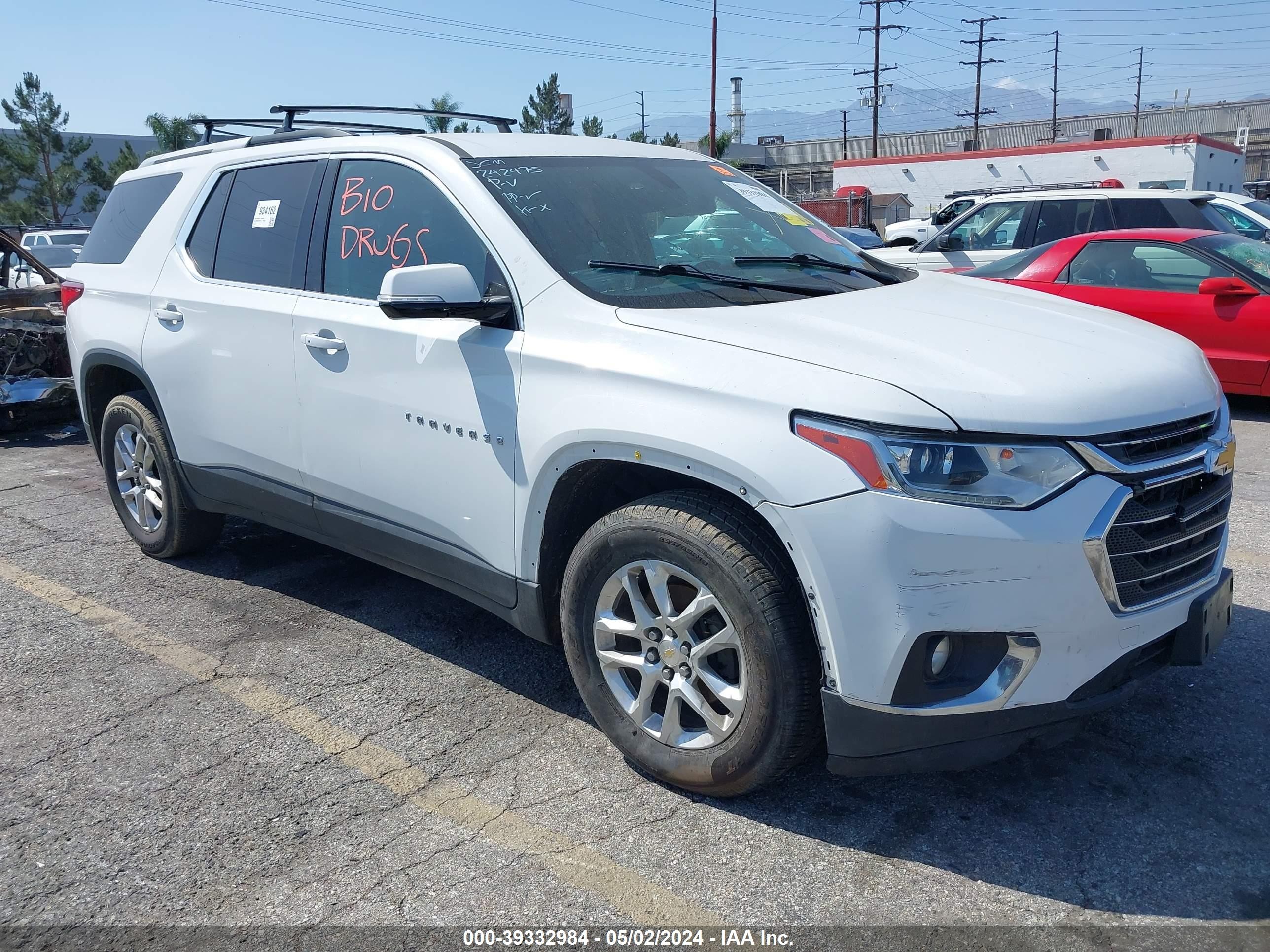 chevrolet traverse 2018 1gnergkw4jj242475