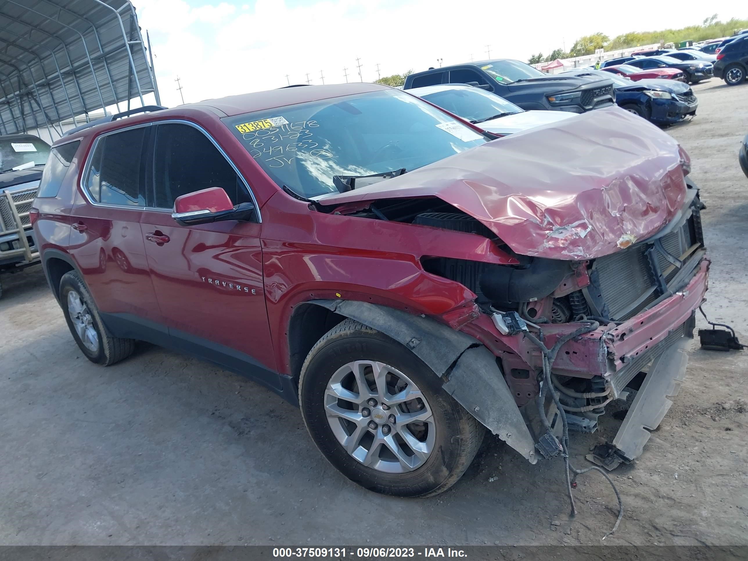 chevrolet traverse 2018 1gnergkw9jj249633