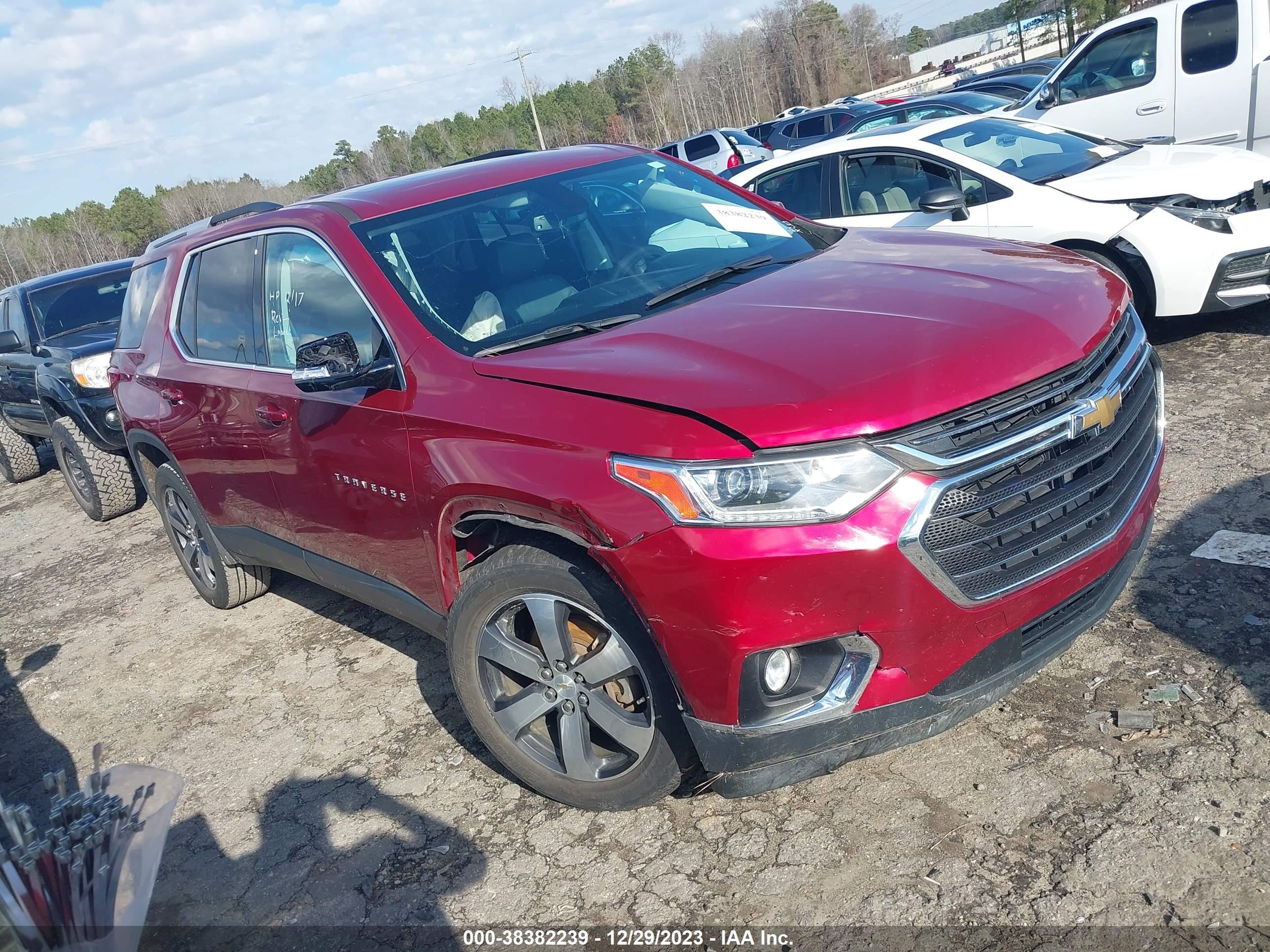 chevrolet traverse 2018 1gnerhkw0jj125580