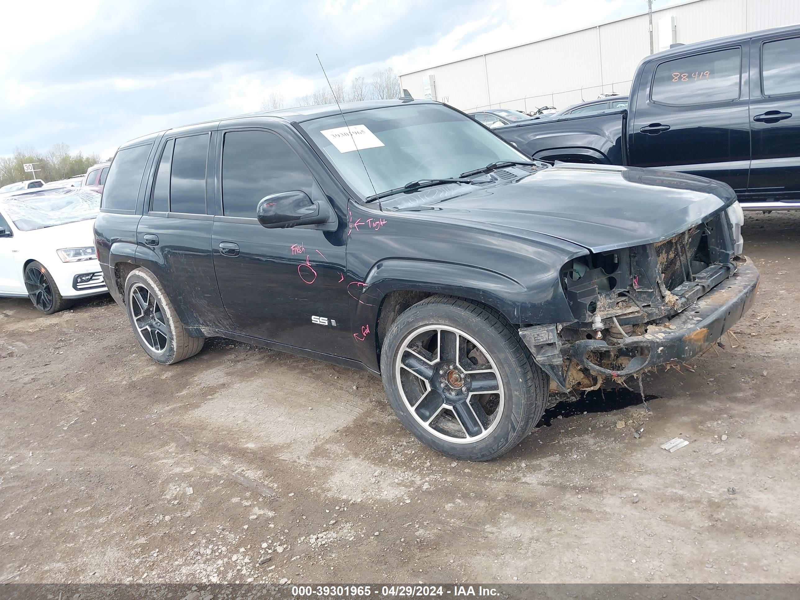 chevrolet trailblazer 2007 1gnet13h472292679