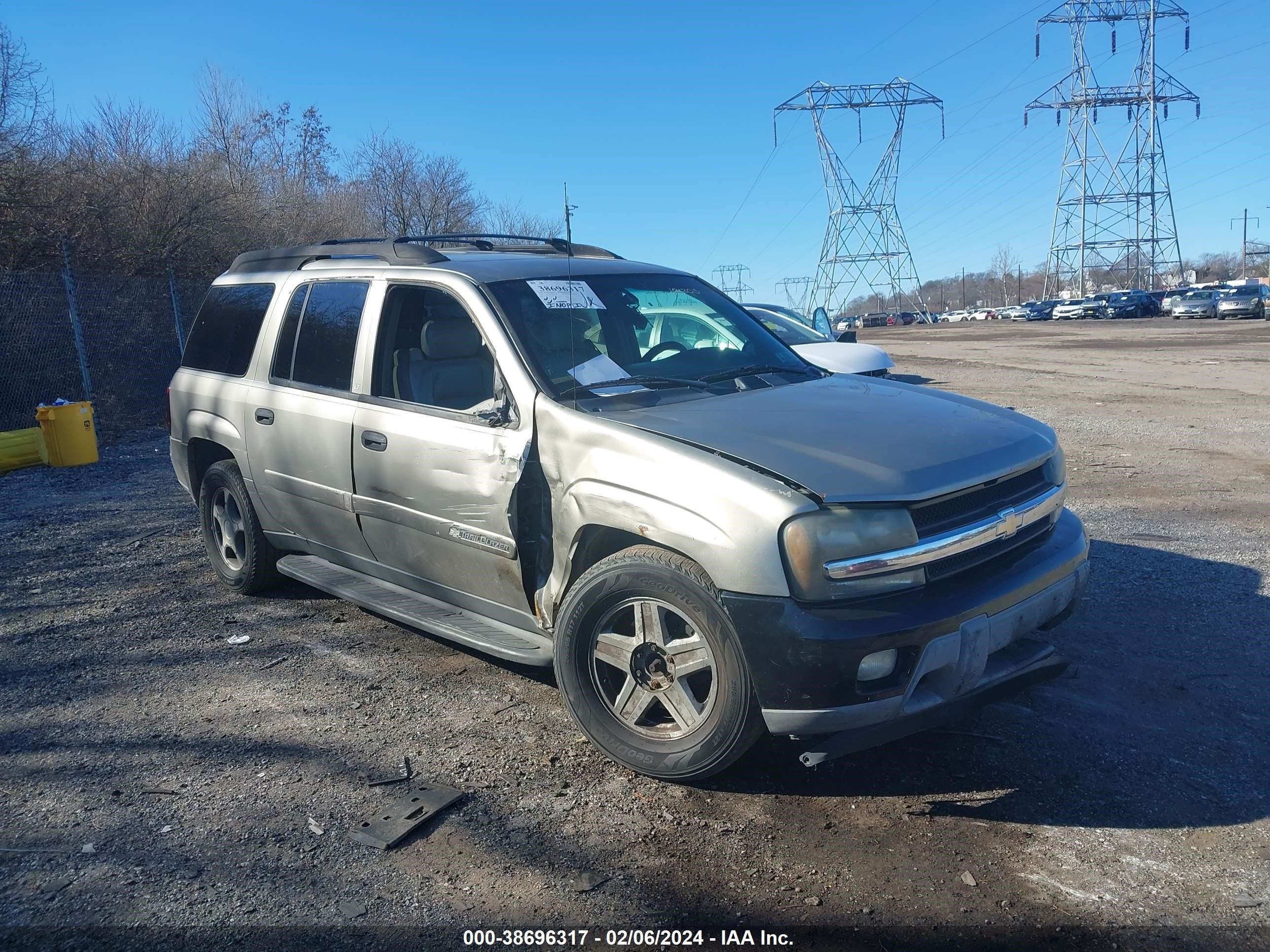 chevrolet trailblazer 2003 1gnet16s436101305