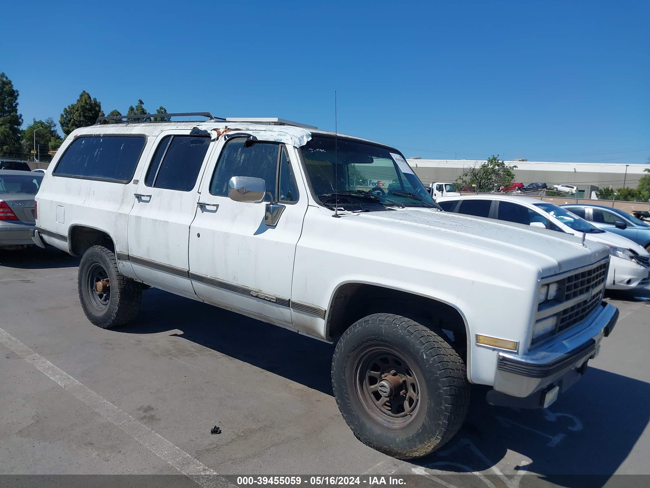 chevrolet suburban 1989 1gnev16k7kf194684