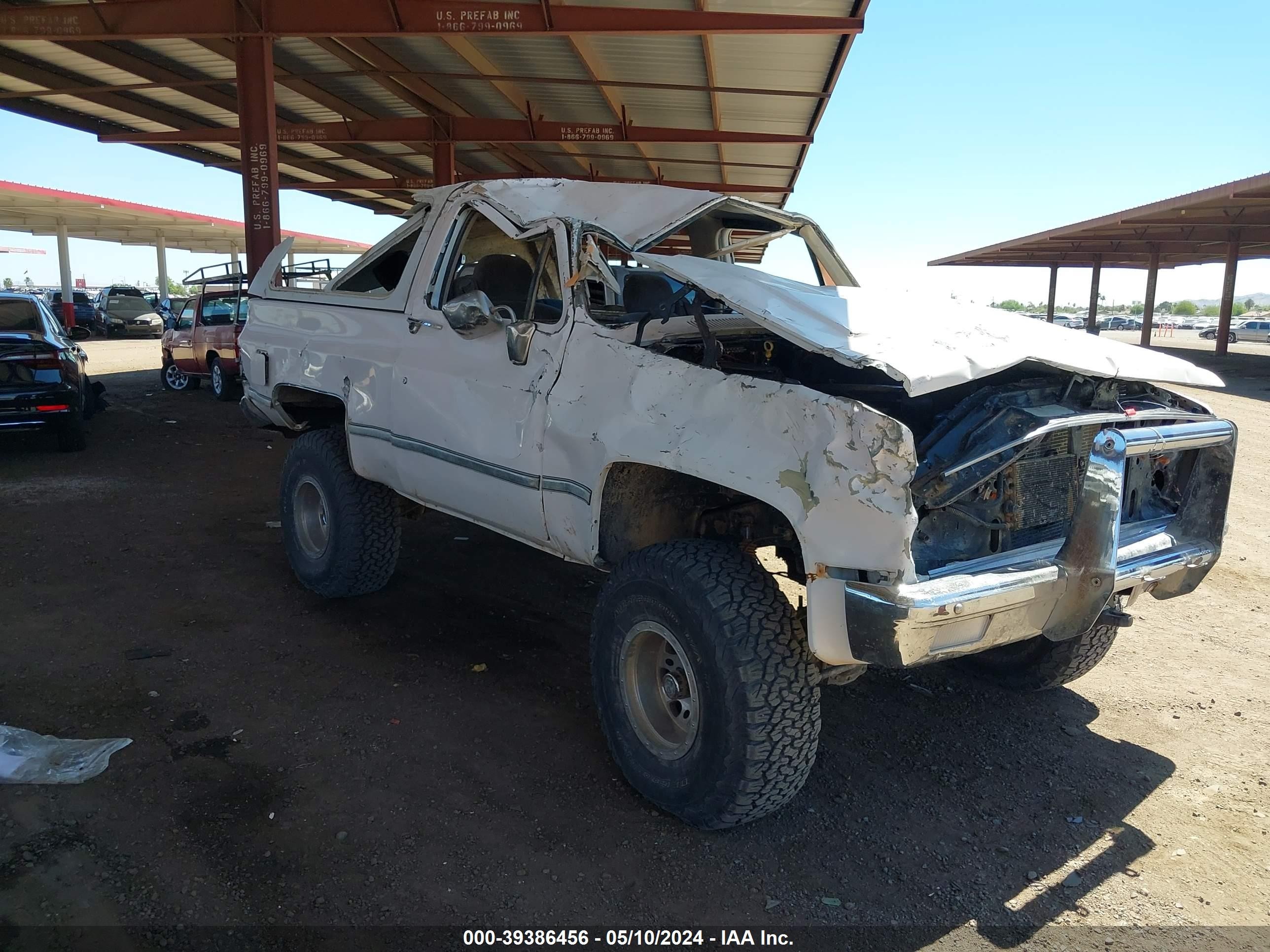 chevrolet blazer 1987 1gnev18k5hf173418