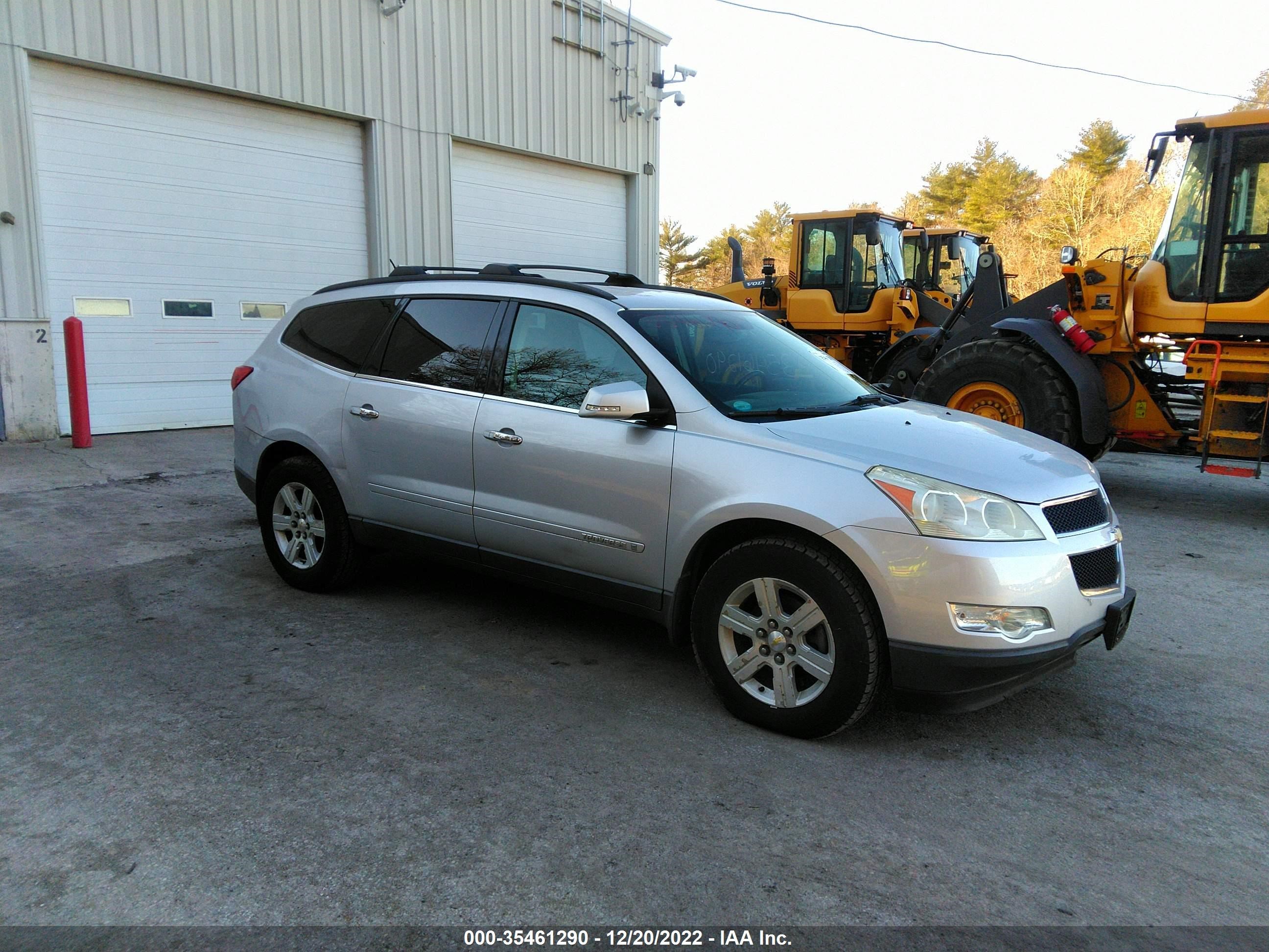 chevrolet traverse 2009 1gnev23d29s181919