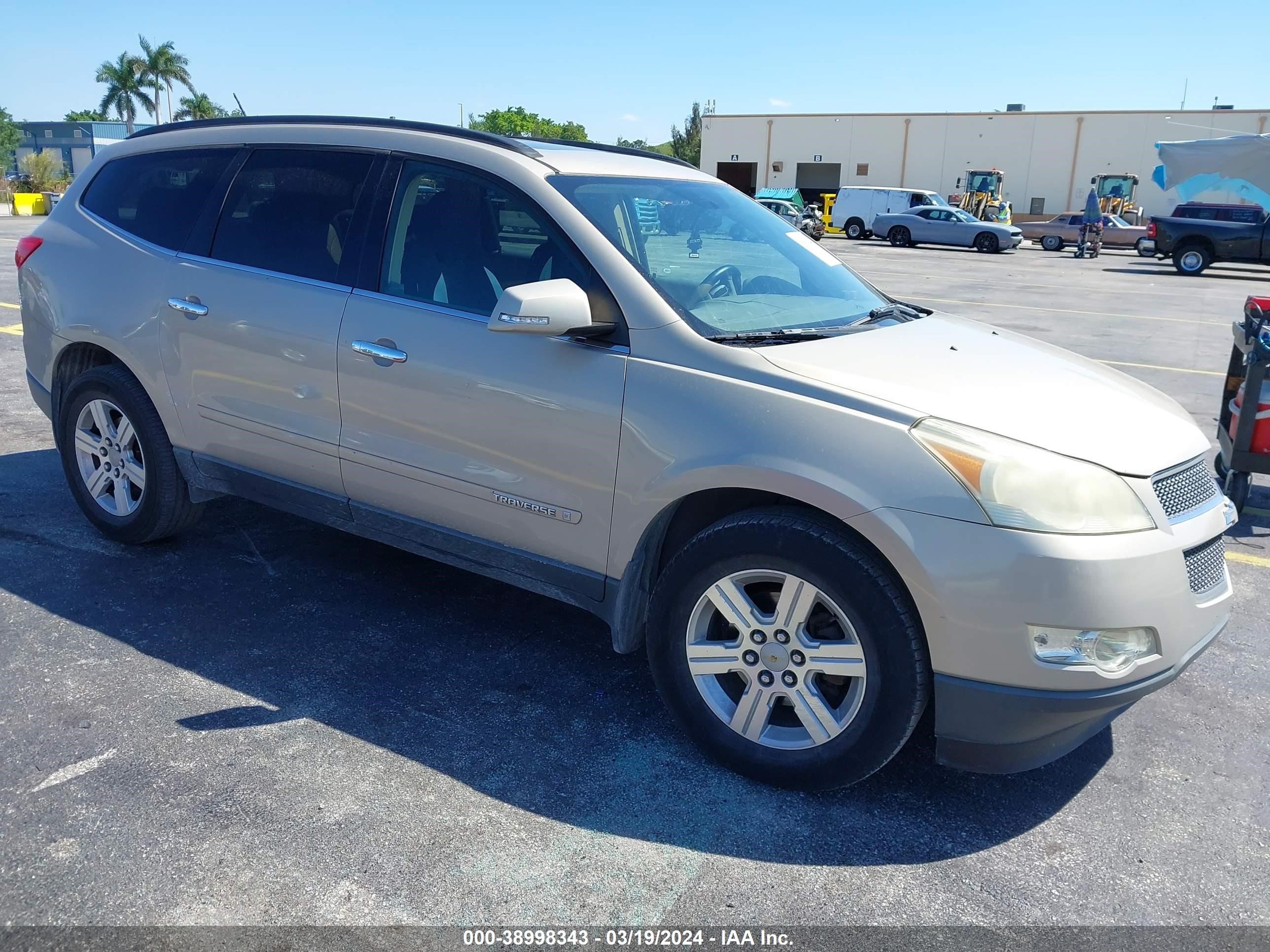 chevrolet traverse 2009 1gnev23d99s147900