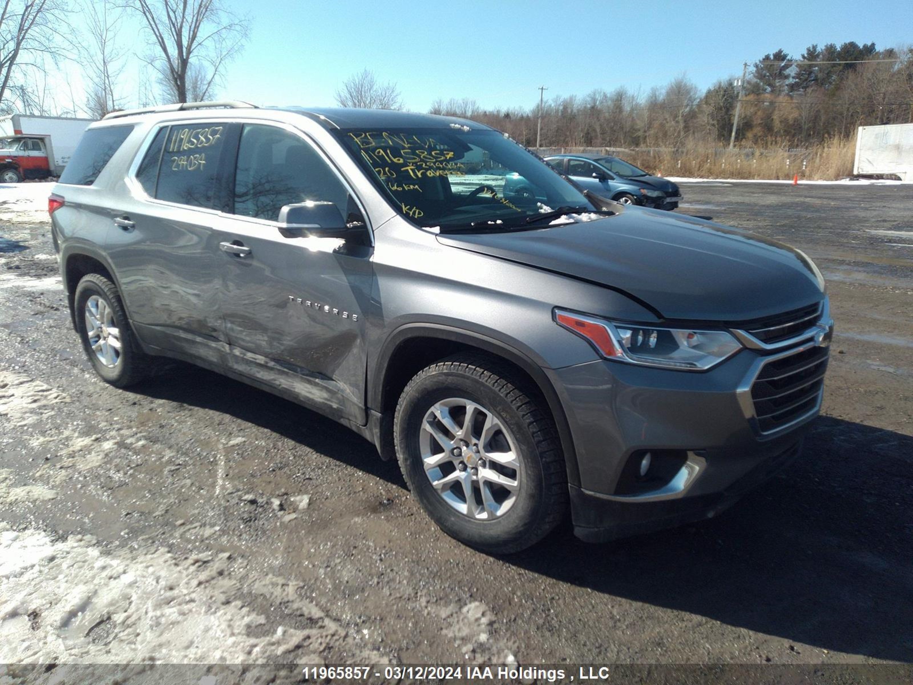 chevrolet traverse 2020 1gnevgkw5lj294034