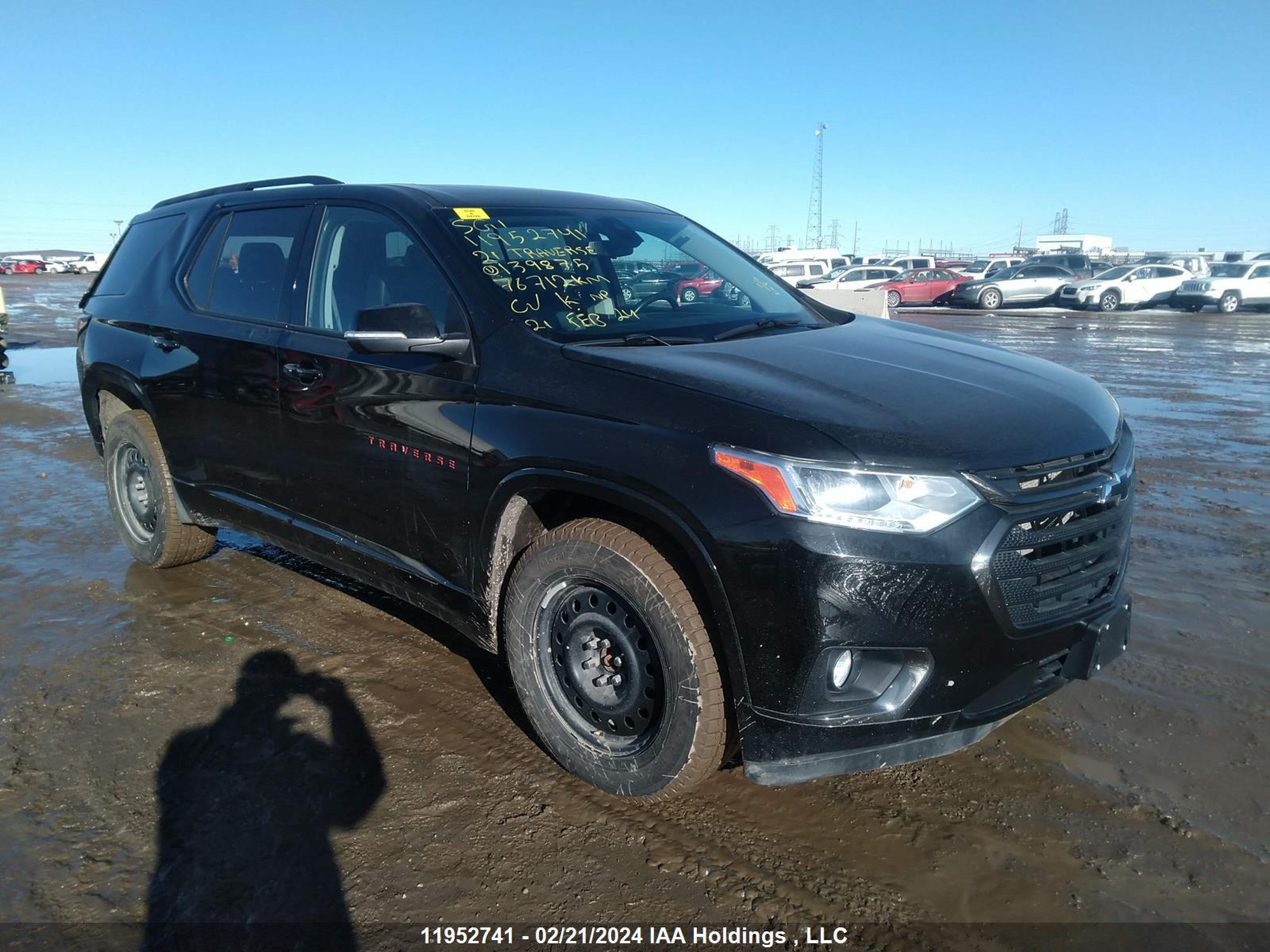 chevrolet traverse 2021 1gnevkkw5mj139875