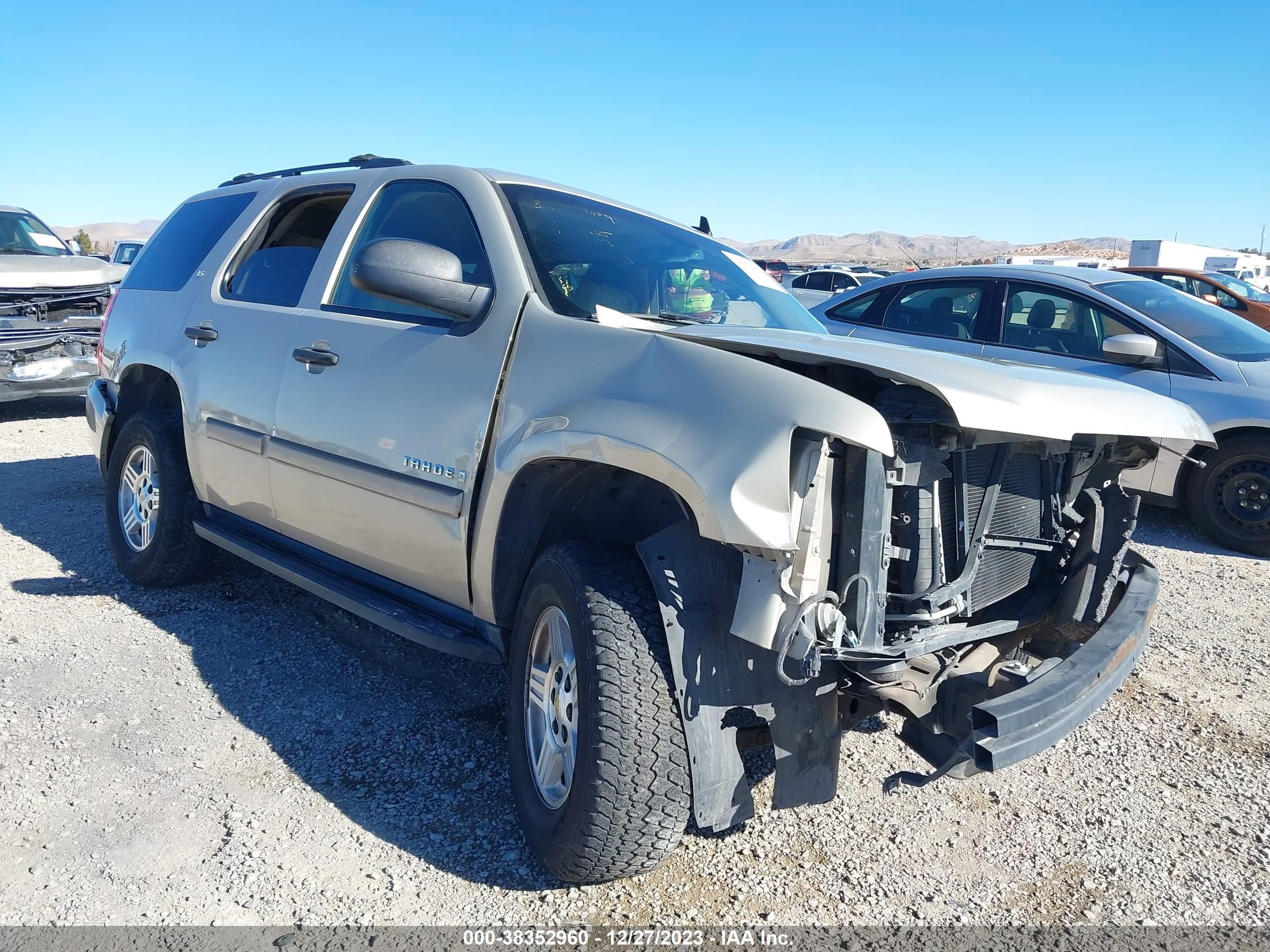 chevrolet tahoe 2007 1gnfc13c27r367475