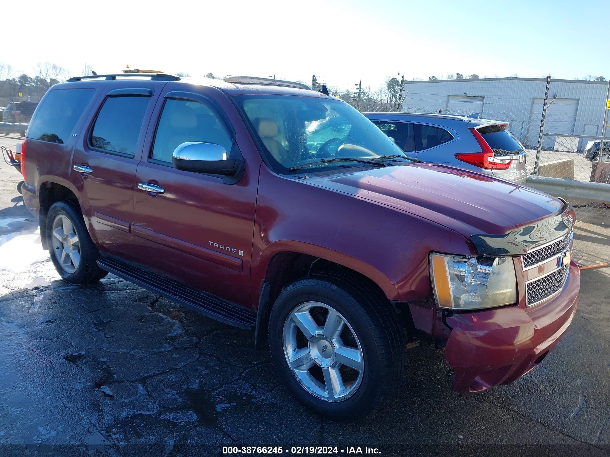 chevrolet tahoe 2007 1gnfk13007j292363