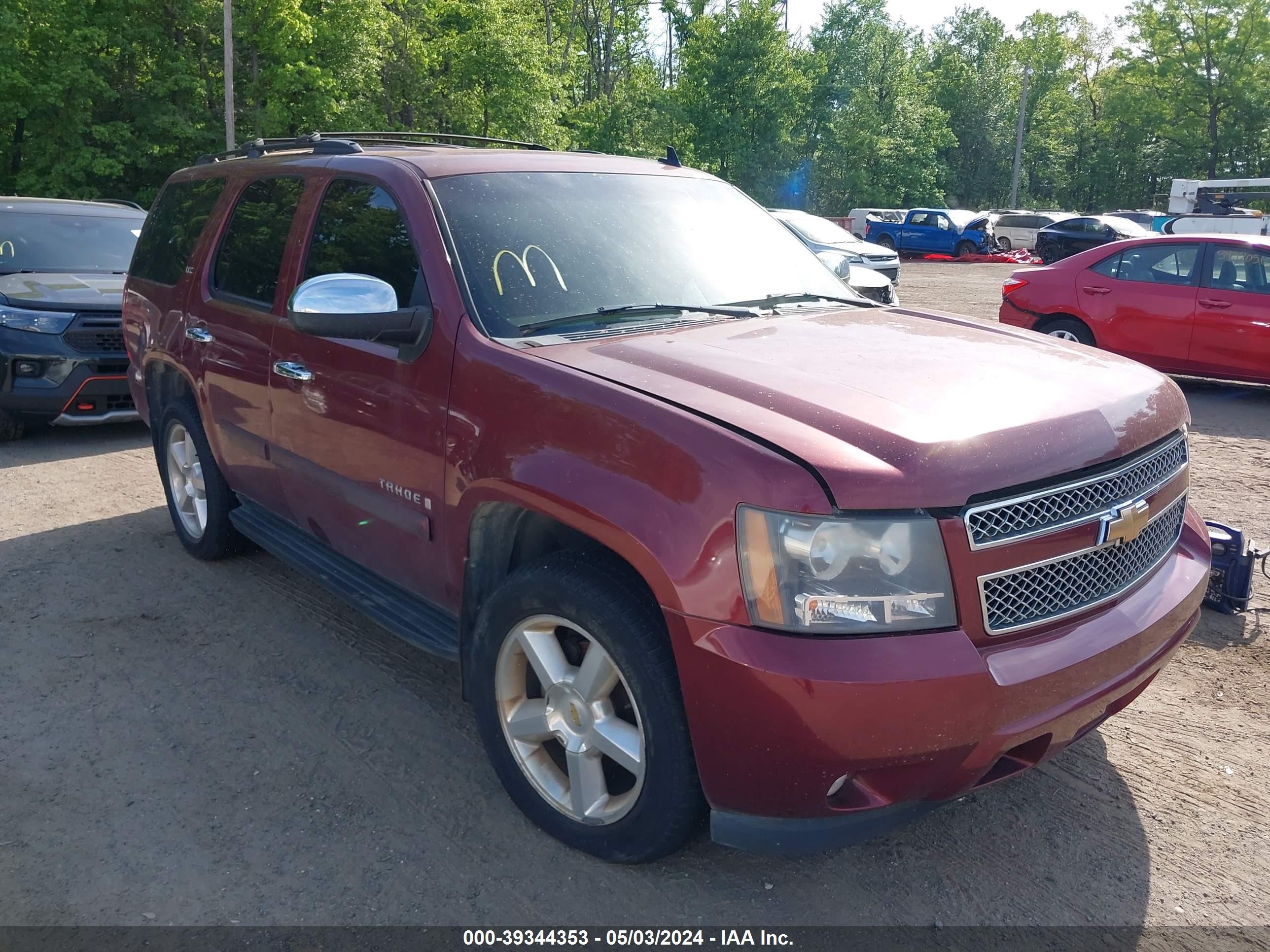 chevrolet tahoe 2008 1gnfk13058j114725