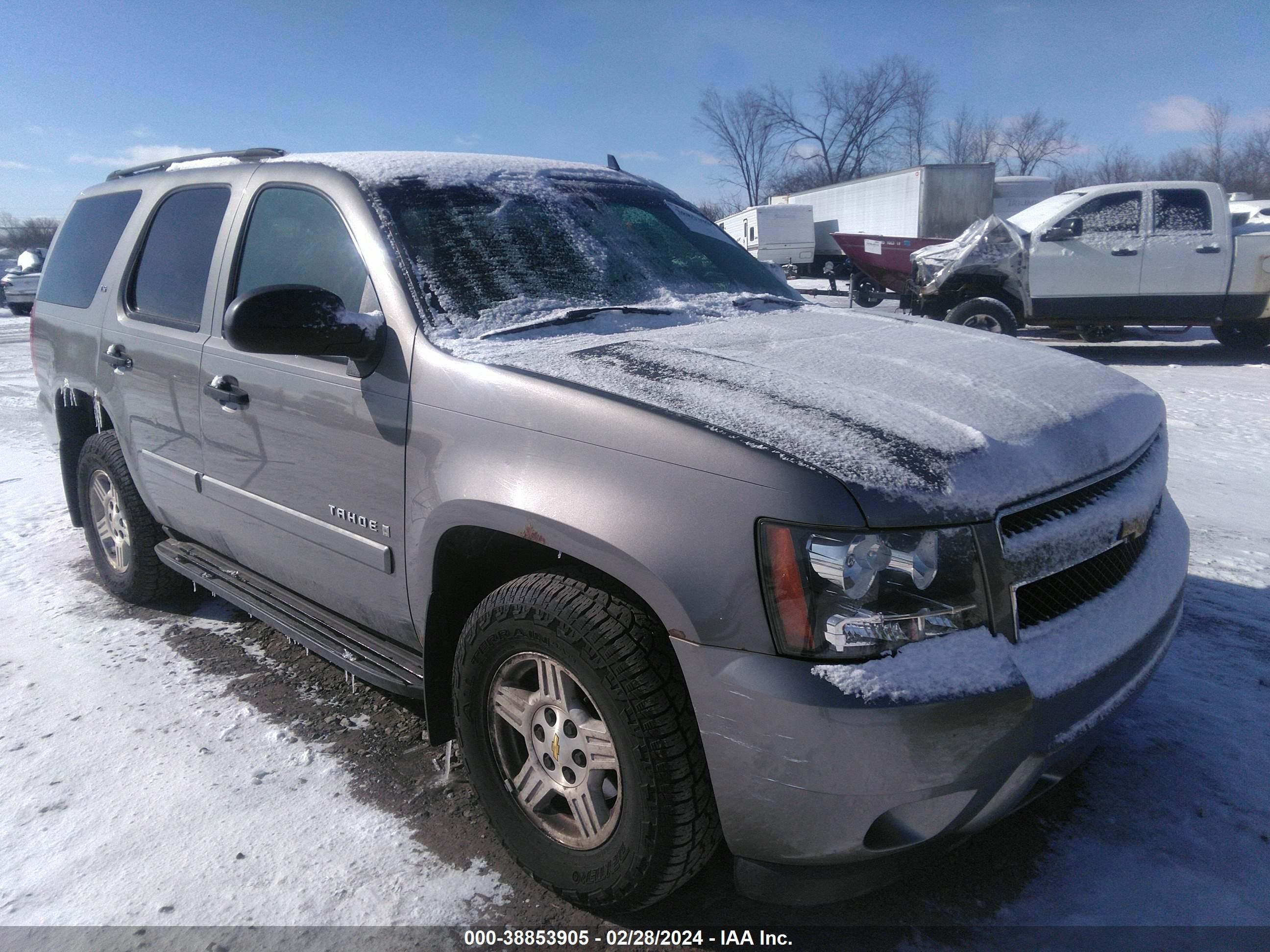 chevrolet tahoe 2007 1gnfk13087j118413