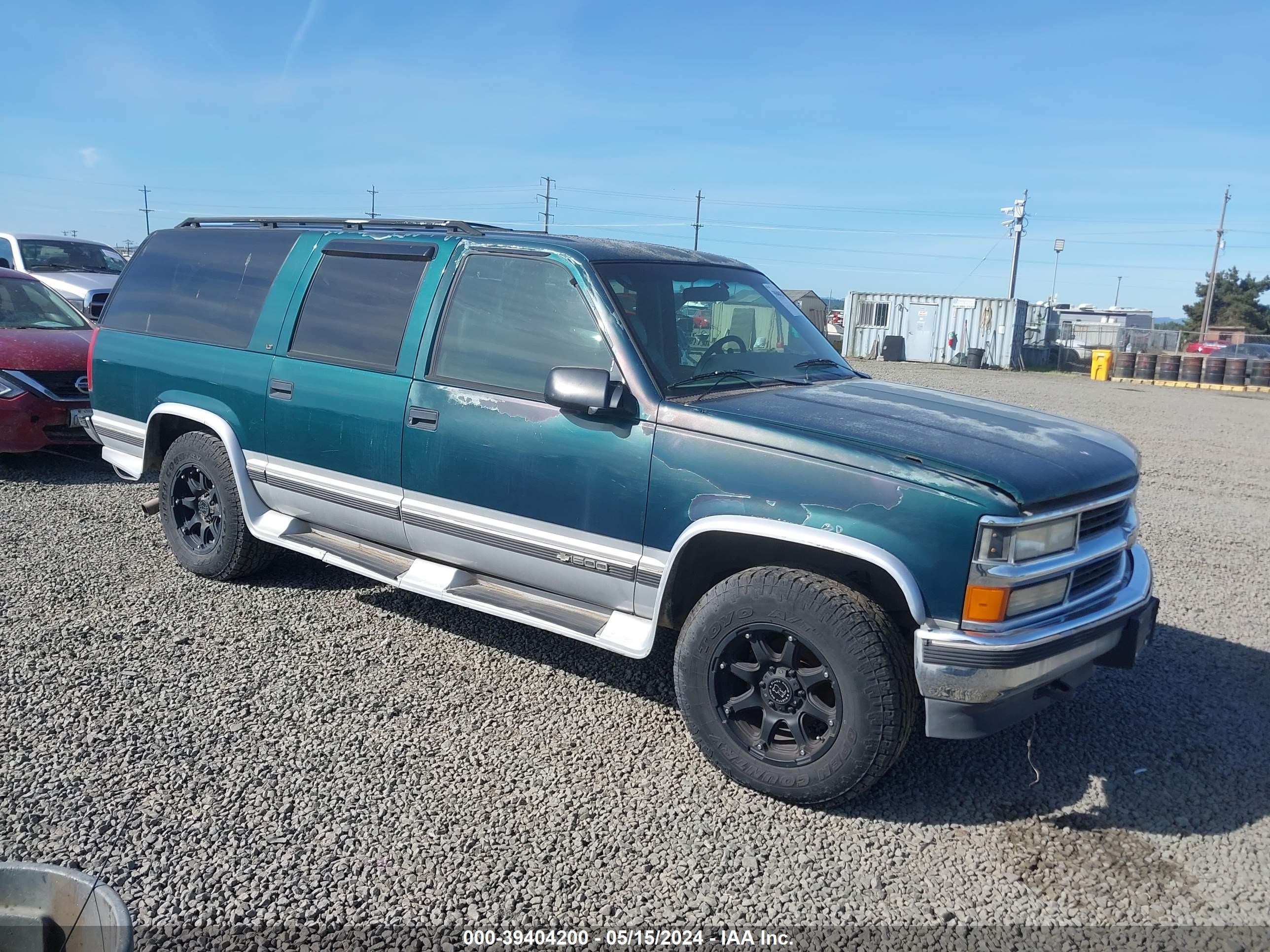 chevrolet suburban 1995 1gnfk16k9sj363789