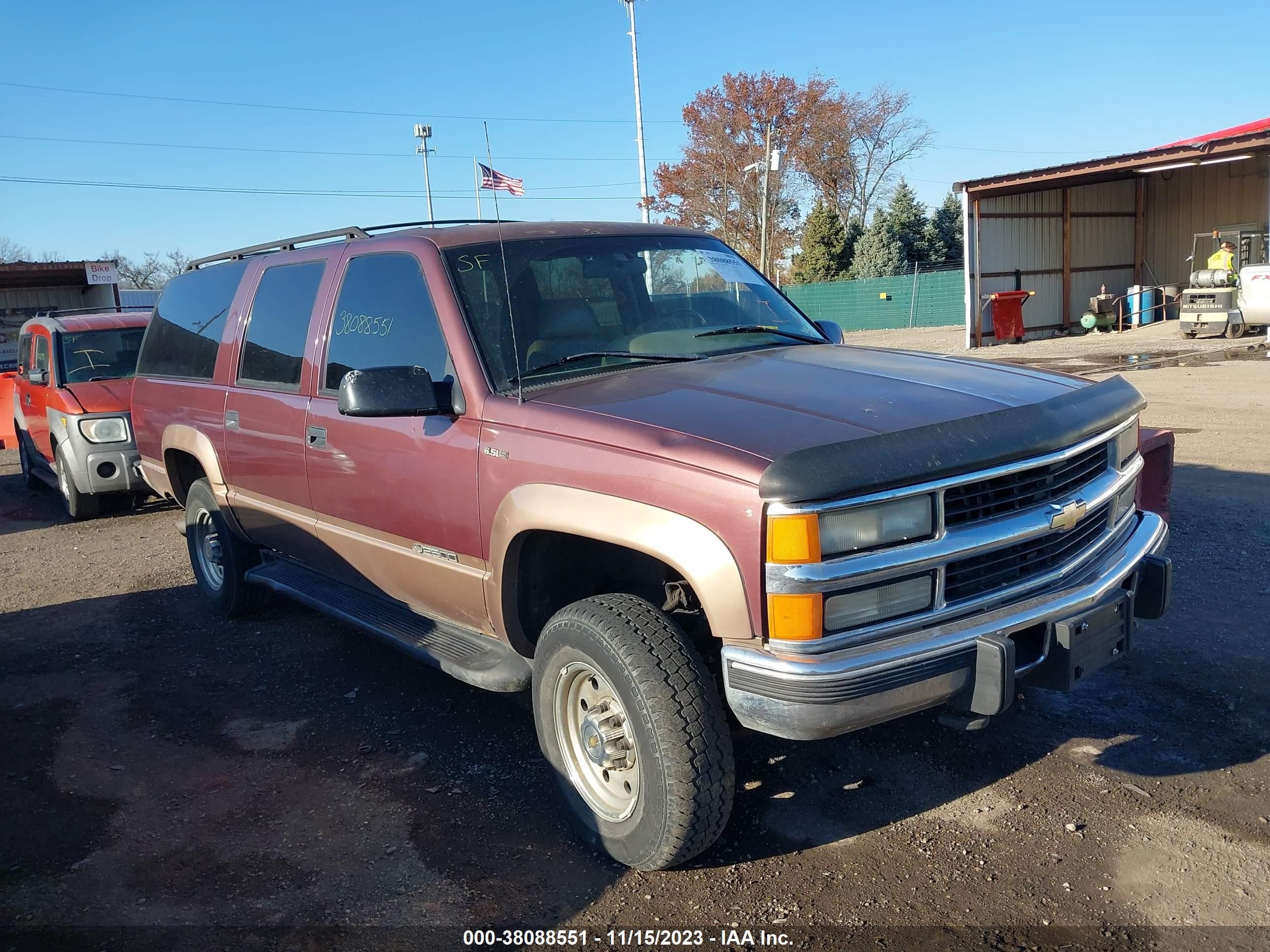 chevrolet suburban 1996 1gngk26f6tj374764