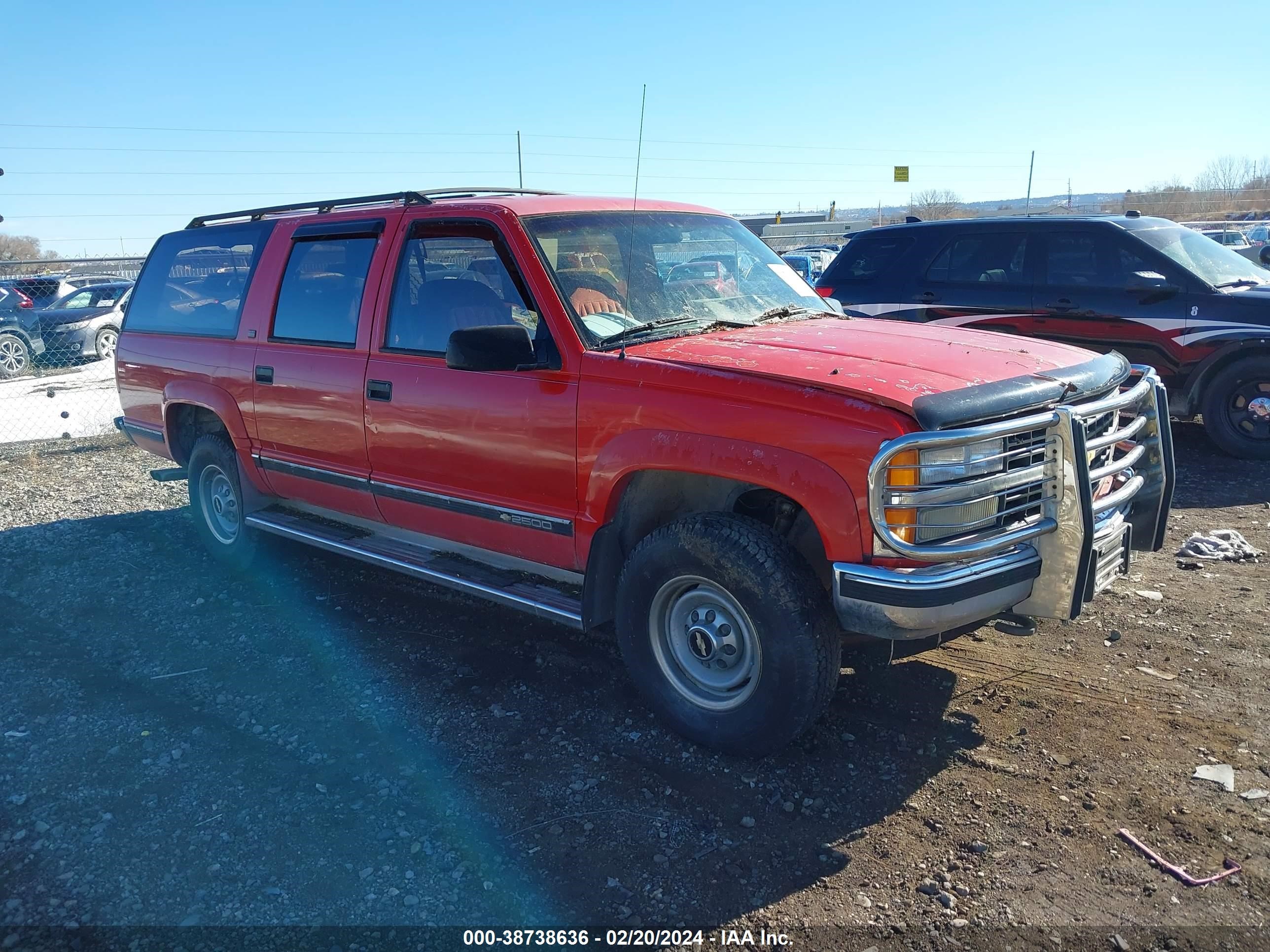 chevrolet suburban 1992 1gngk26k1nj311801