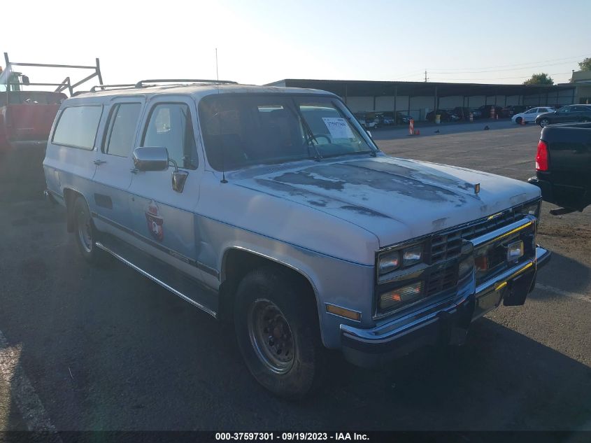 chevrolet suburban 1991 1gngr26n8mf113613