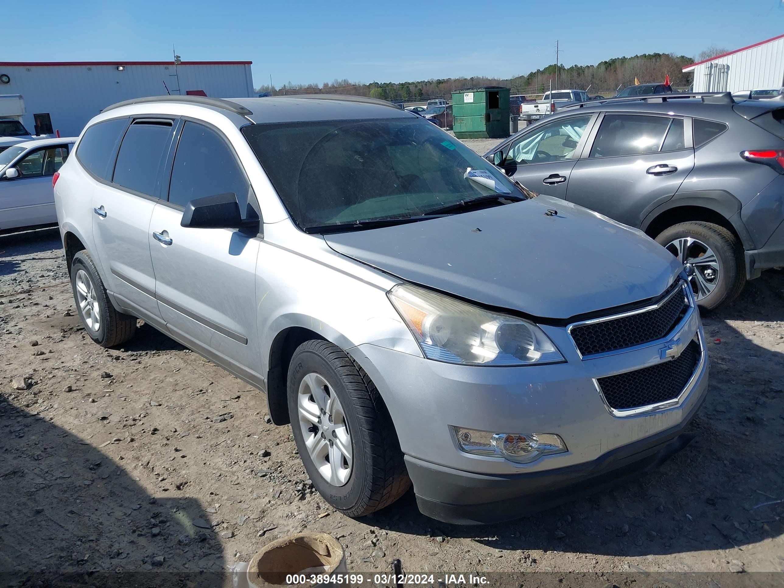 chevrolet traverse 2012 1gnkreed7cj296180