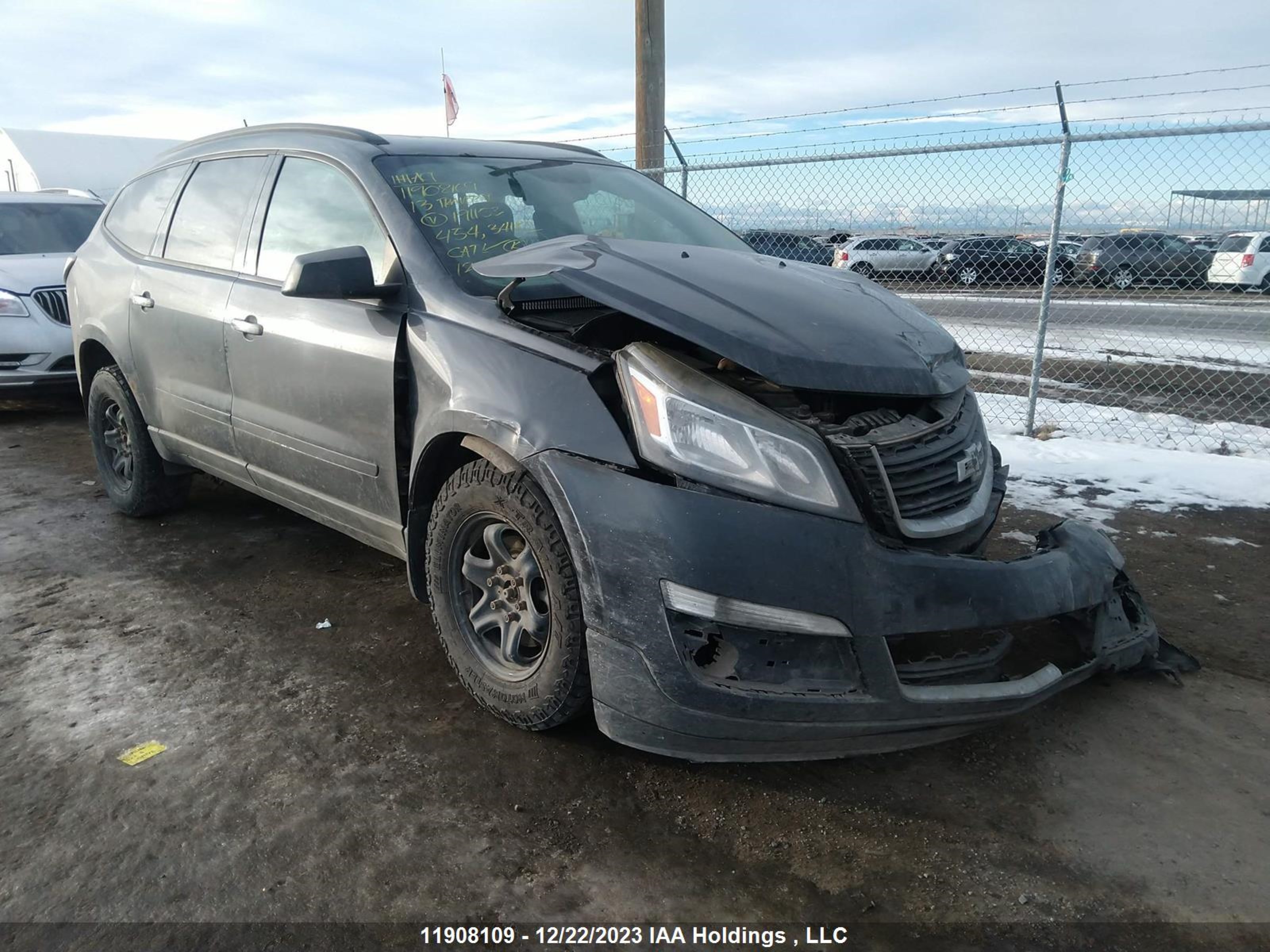 chevrolet traverse 2013 1gnkrfed6dj191153