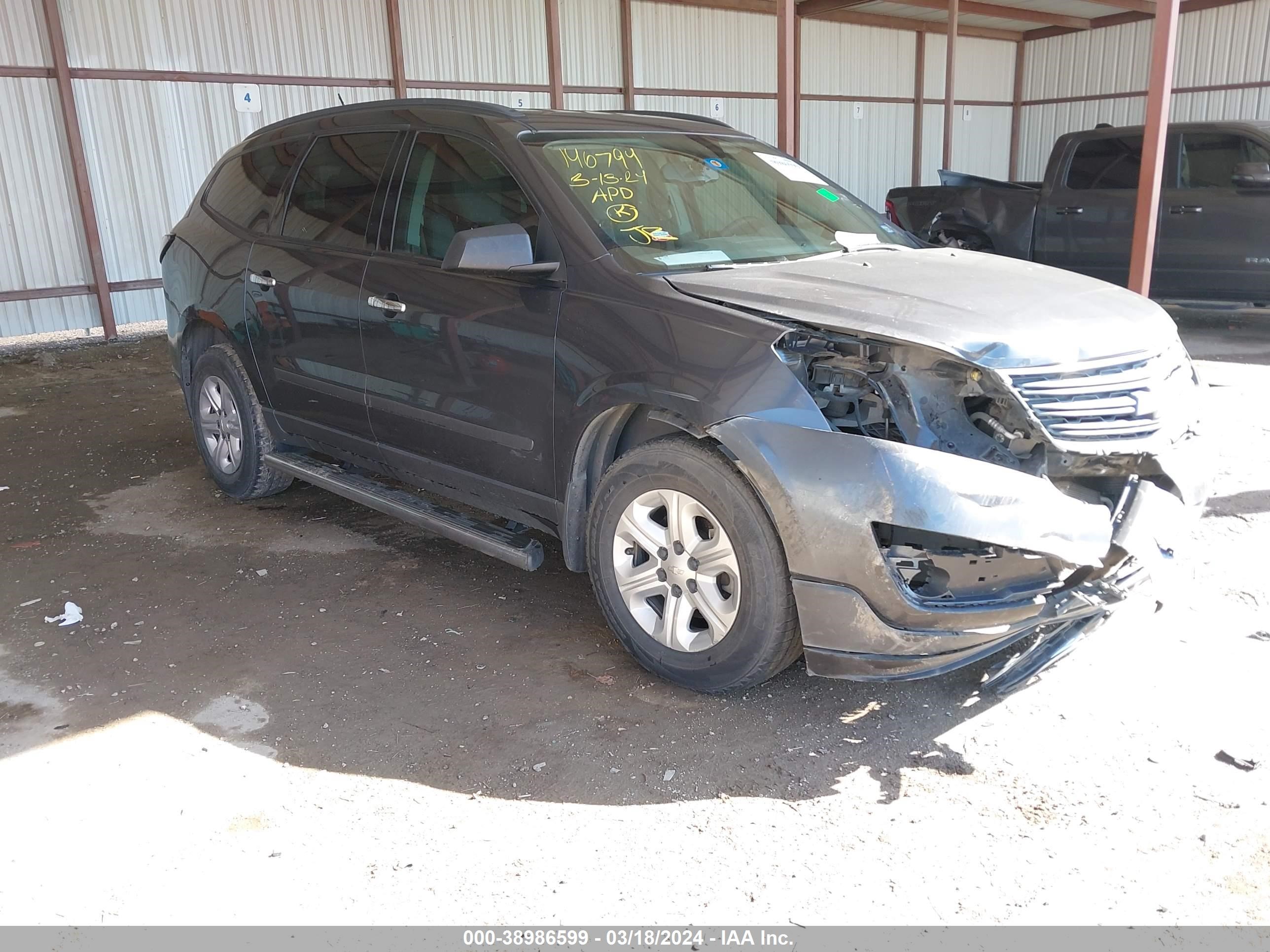 chevrolet traverse 2014 1gnkrfed7ej321667