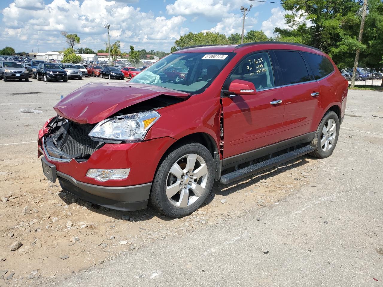 chevrolet traverse 2012 1gnkrged0cj397136