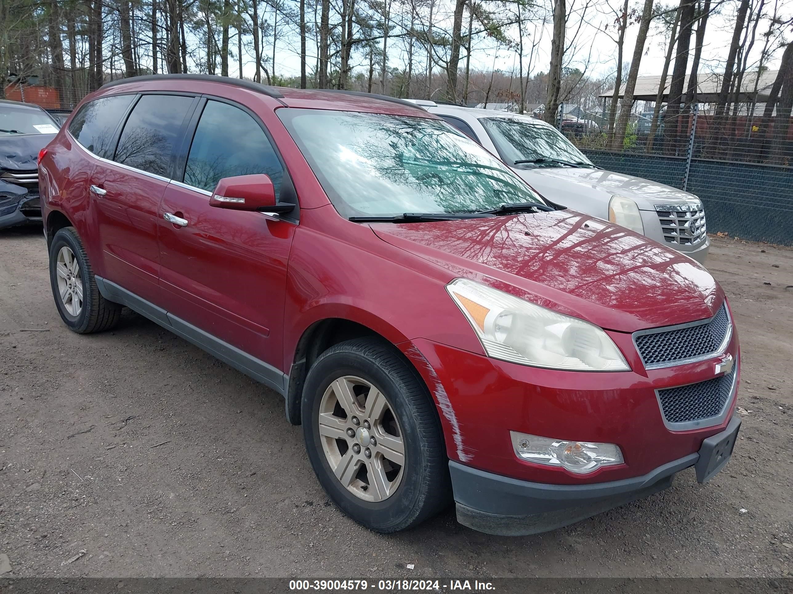 chevrolet traverse 2011 1gnkrged2bj177799