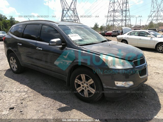 chevrolet traverse 2011 1gnkvged0bj184889