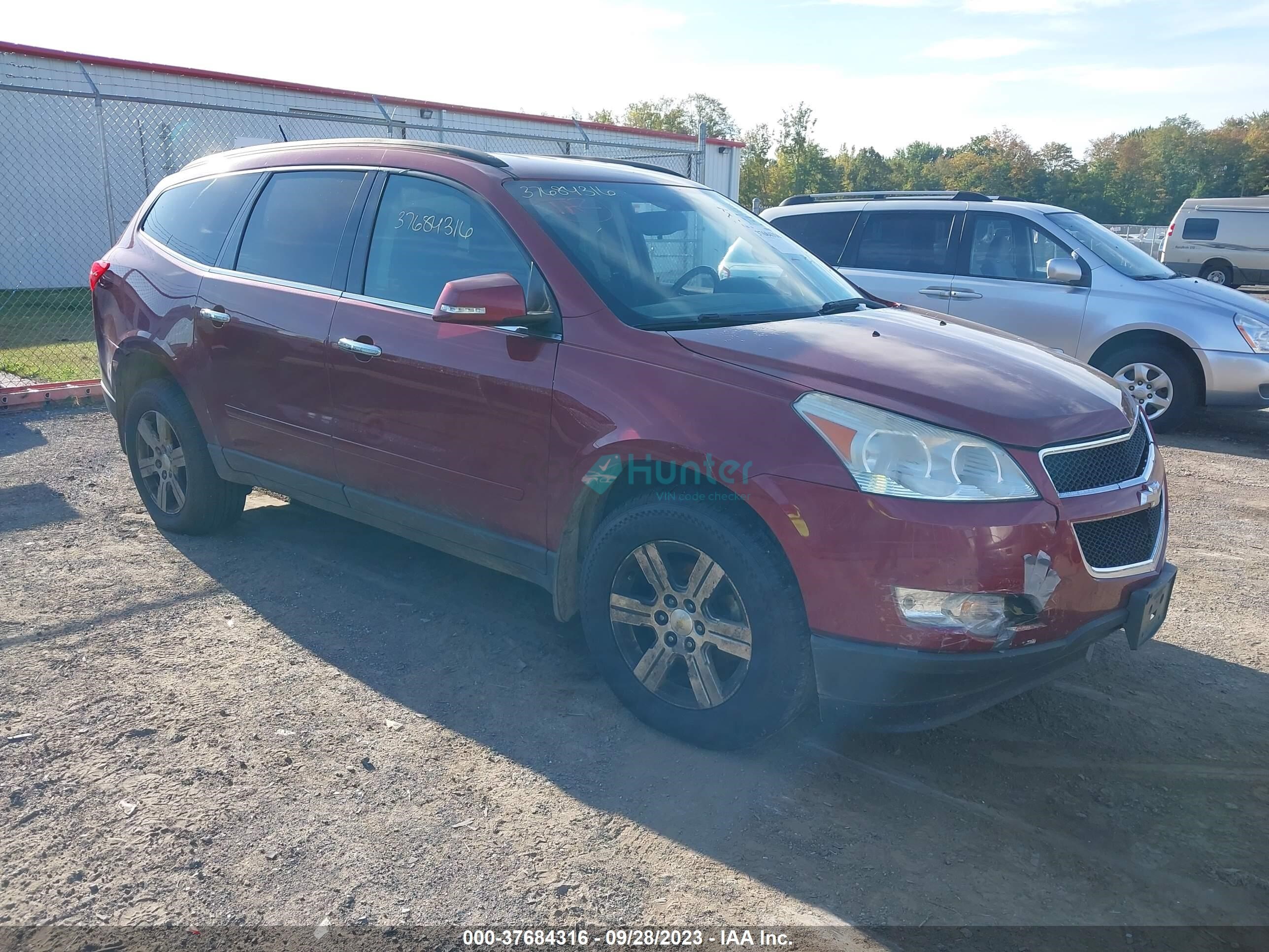 chevrolet traverse 2011 1gnkvged1bj163405