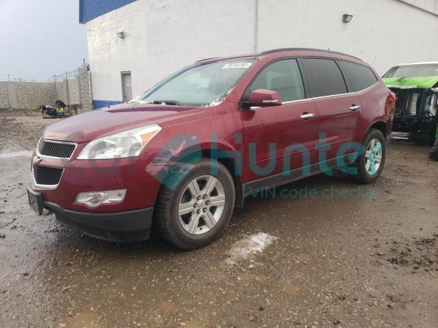 chevrolet traverse 2011 1gnkvged1bj347145