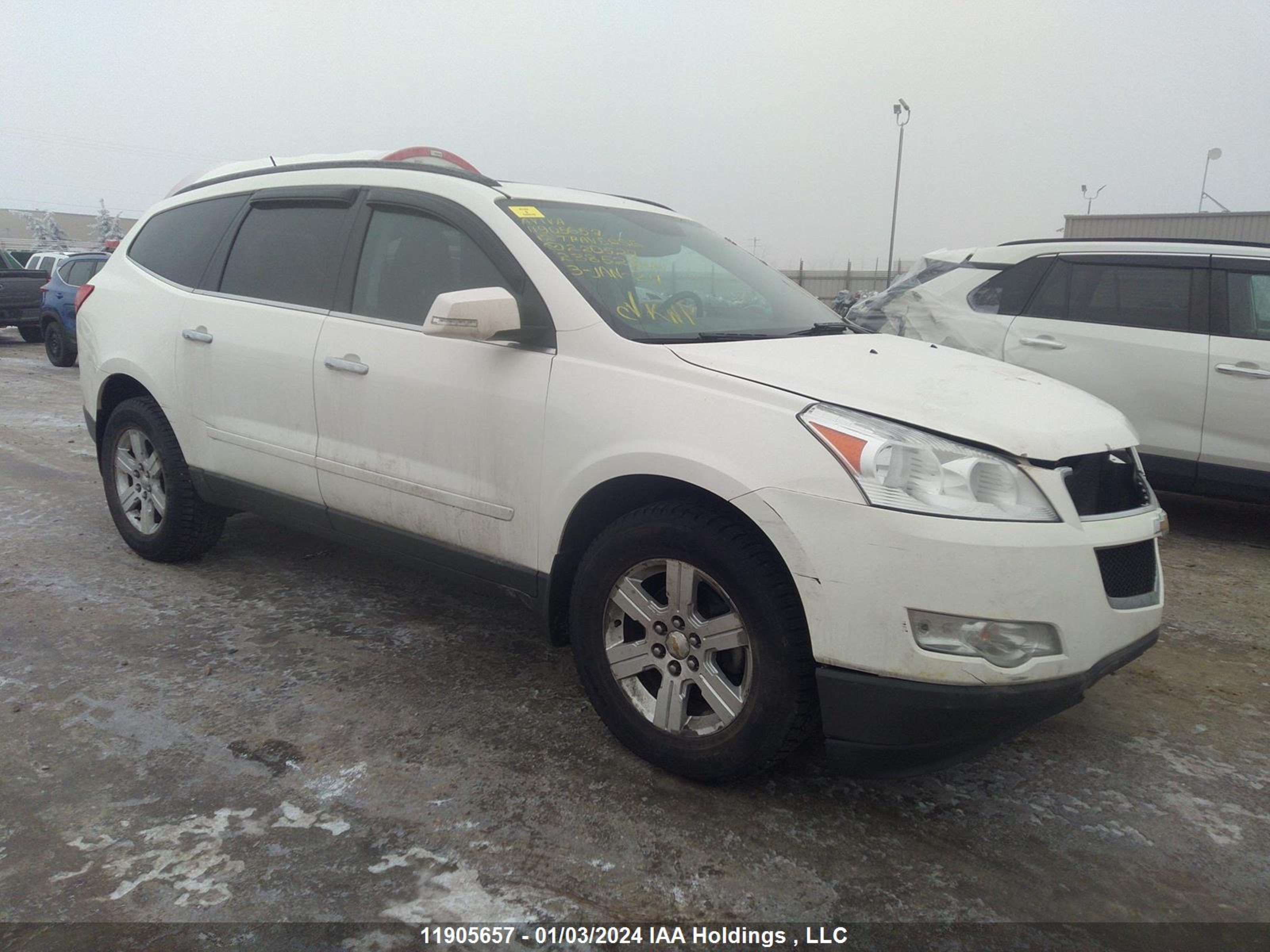 chevrolet traverse 2012 1gnkvged5cj220528