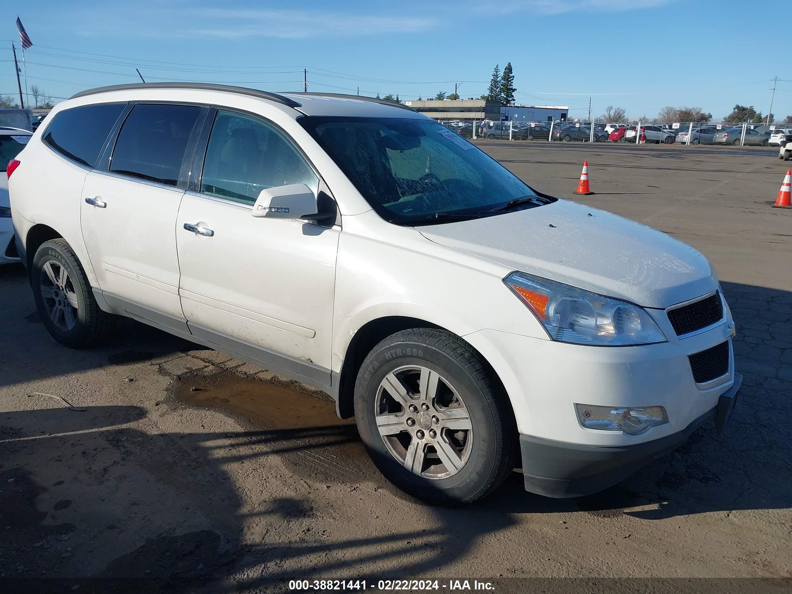 chevrolet traverse 2012 1gnkvged8cj306271