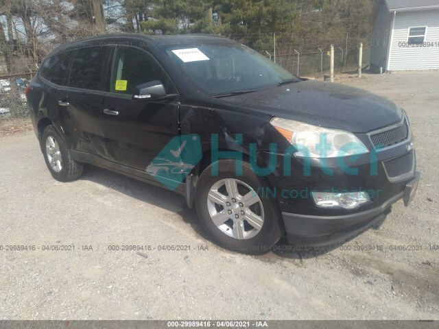 chevrolet traverse 2011 1gnkvged9bj136646
