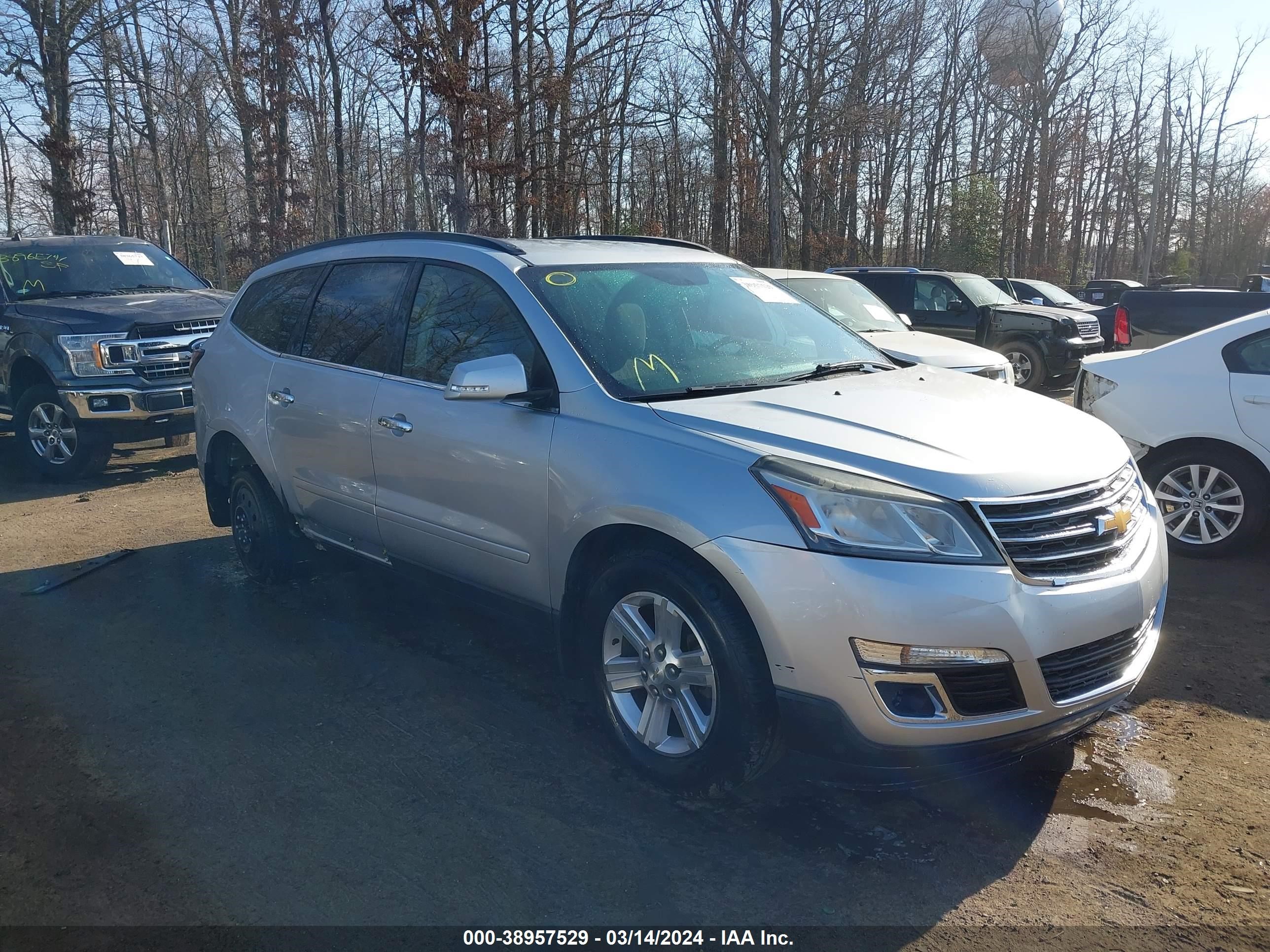 chevrolet traverse 2013 1gnkvgkd2dj165817