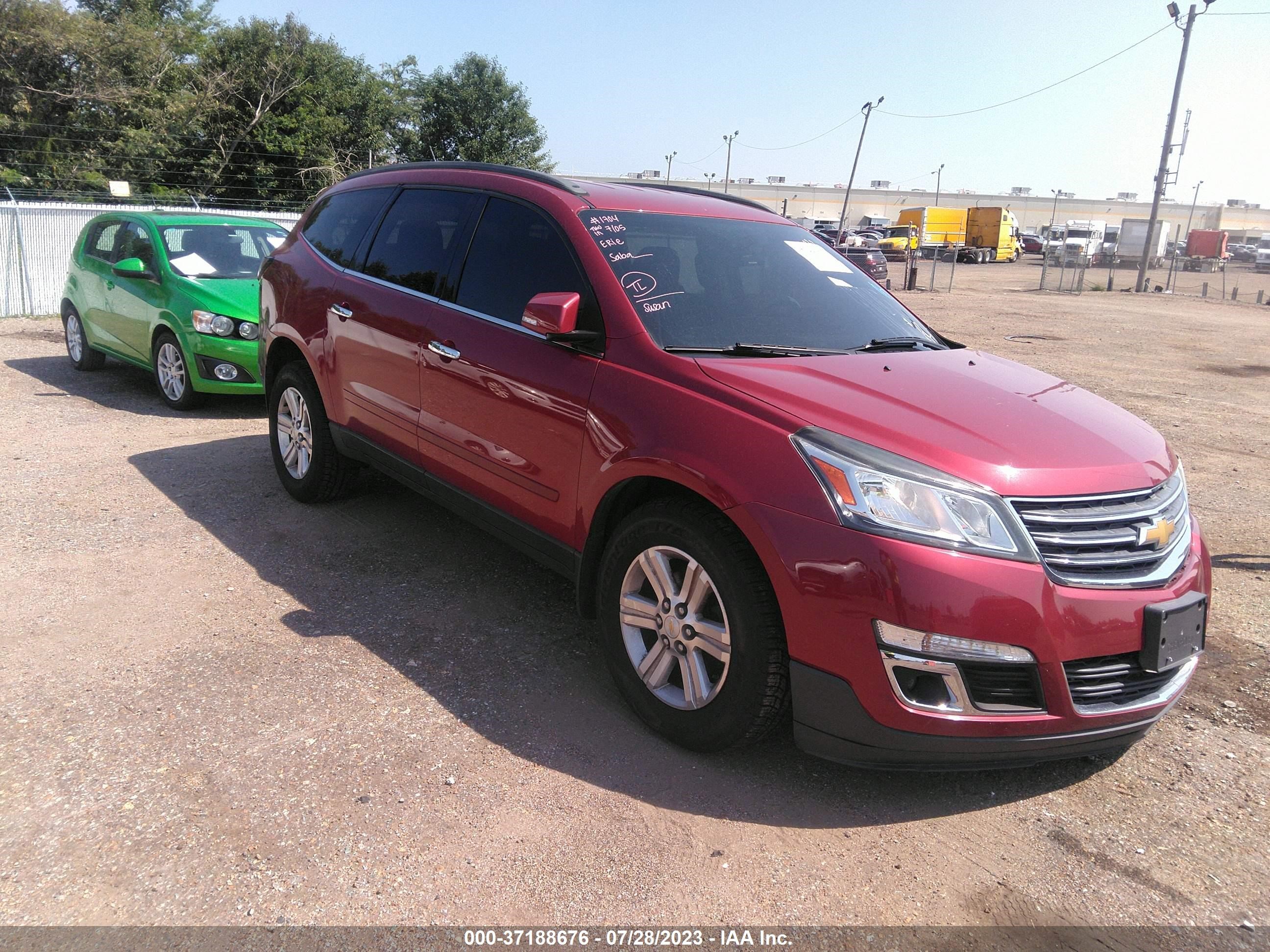 chevrolet traverse 2013 1gnkvgkd3dj250598