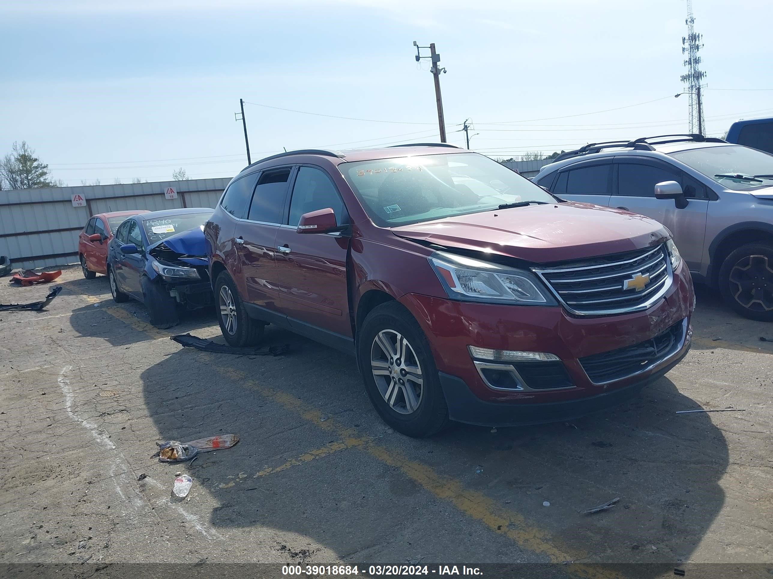 chevrolet traverse 2015 1gnkvgkd8fj281073