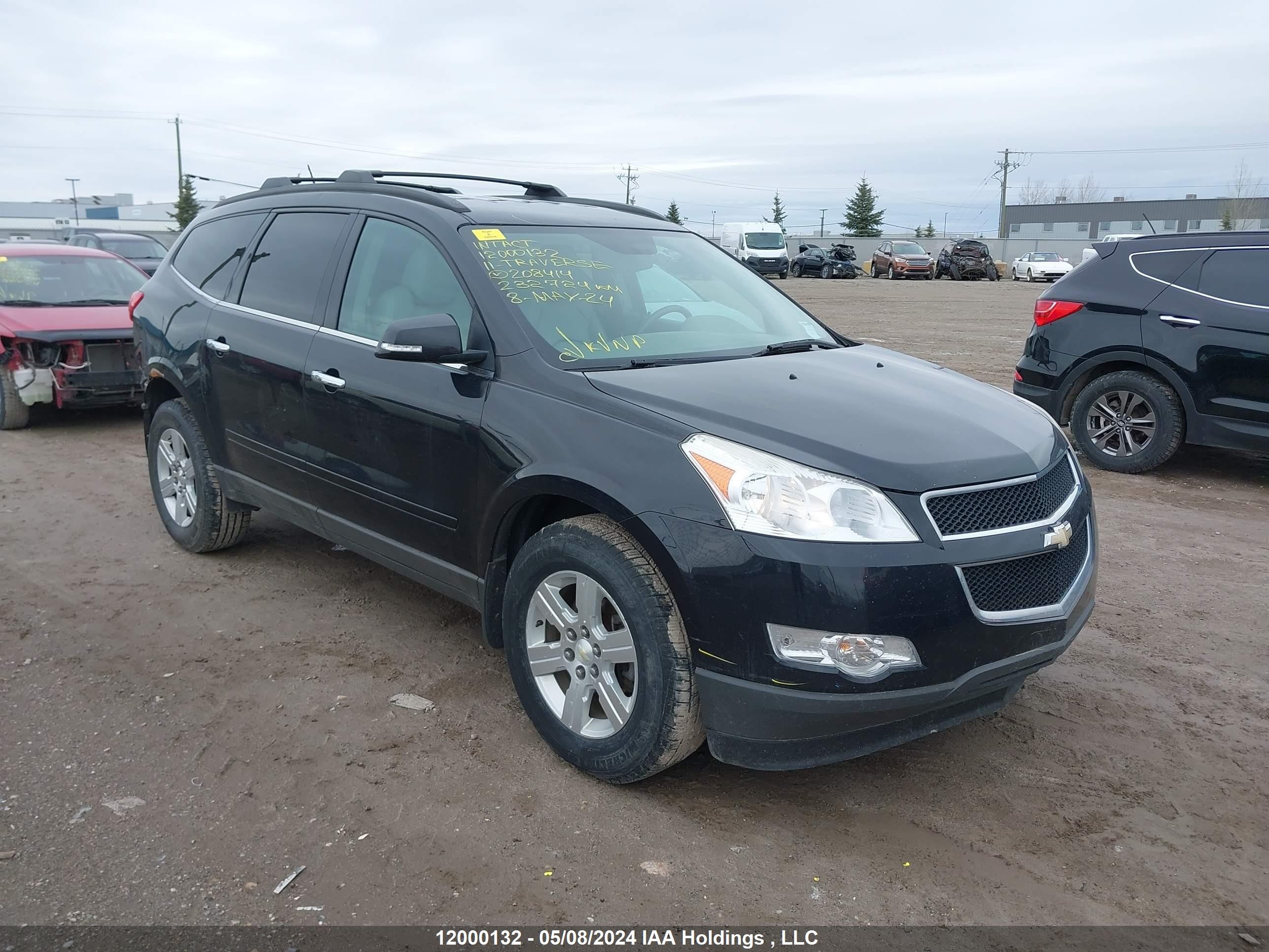 chevrolet traverse 2011 1gnkvjed2bj208414