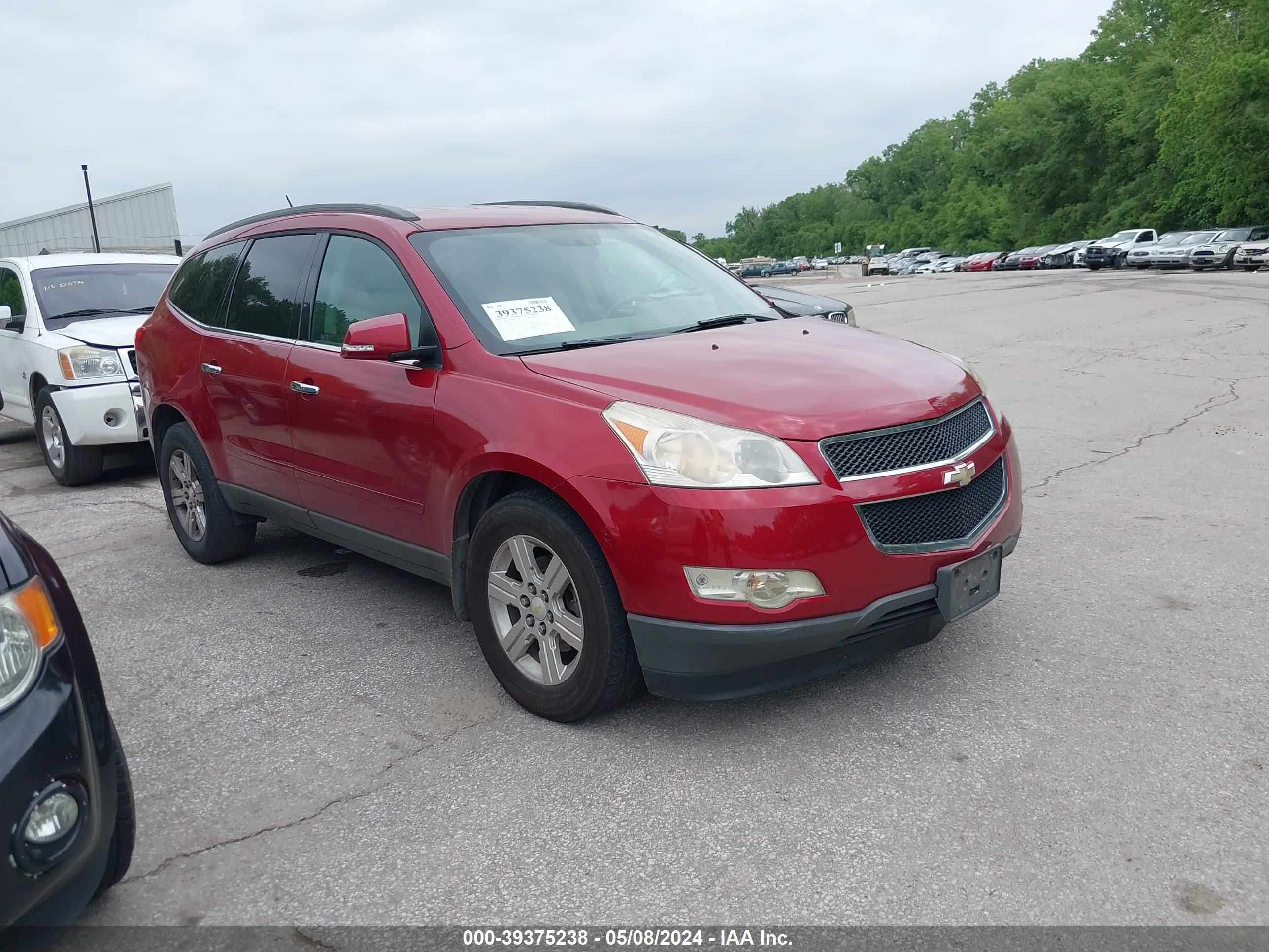 chevrolet traverse 2012 1gnkvjed3cj162853