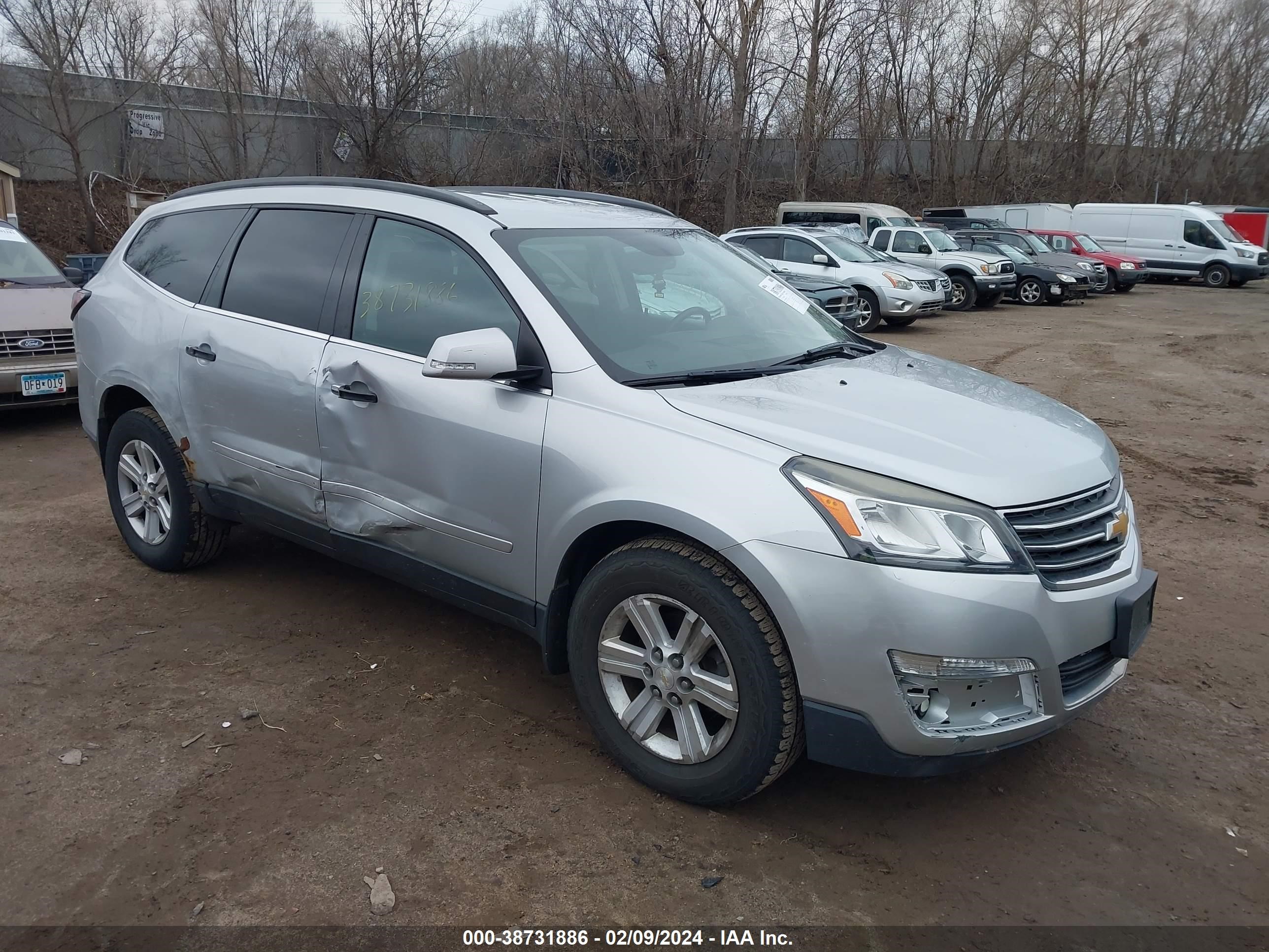 chevrolet traverse 2013 1gnkvjkd0dj231696