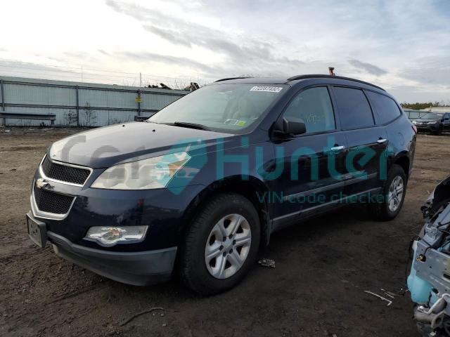 chevrolet traverse 2010 1gnlreed9as101496