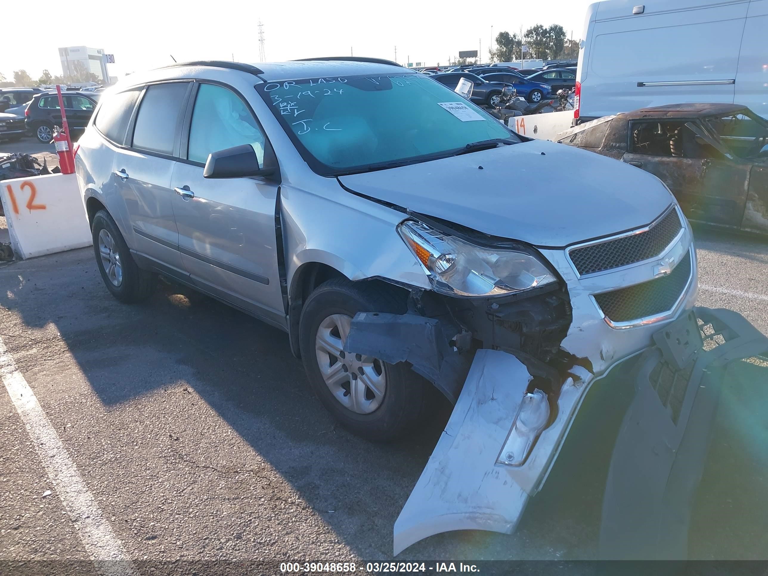 chevrolet traverse 2010 1gnlreedxaj226237