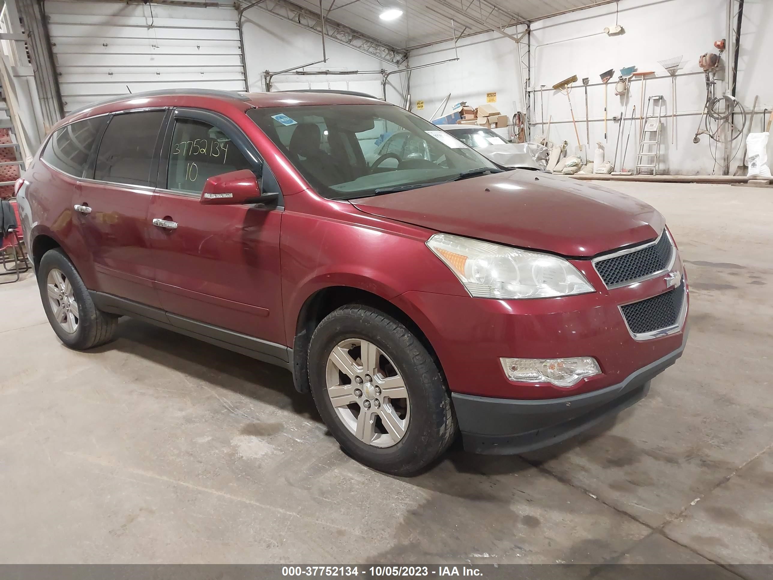 chevrolet traverse 2010 1gnlvged1aj205607