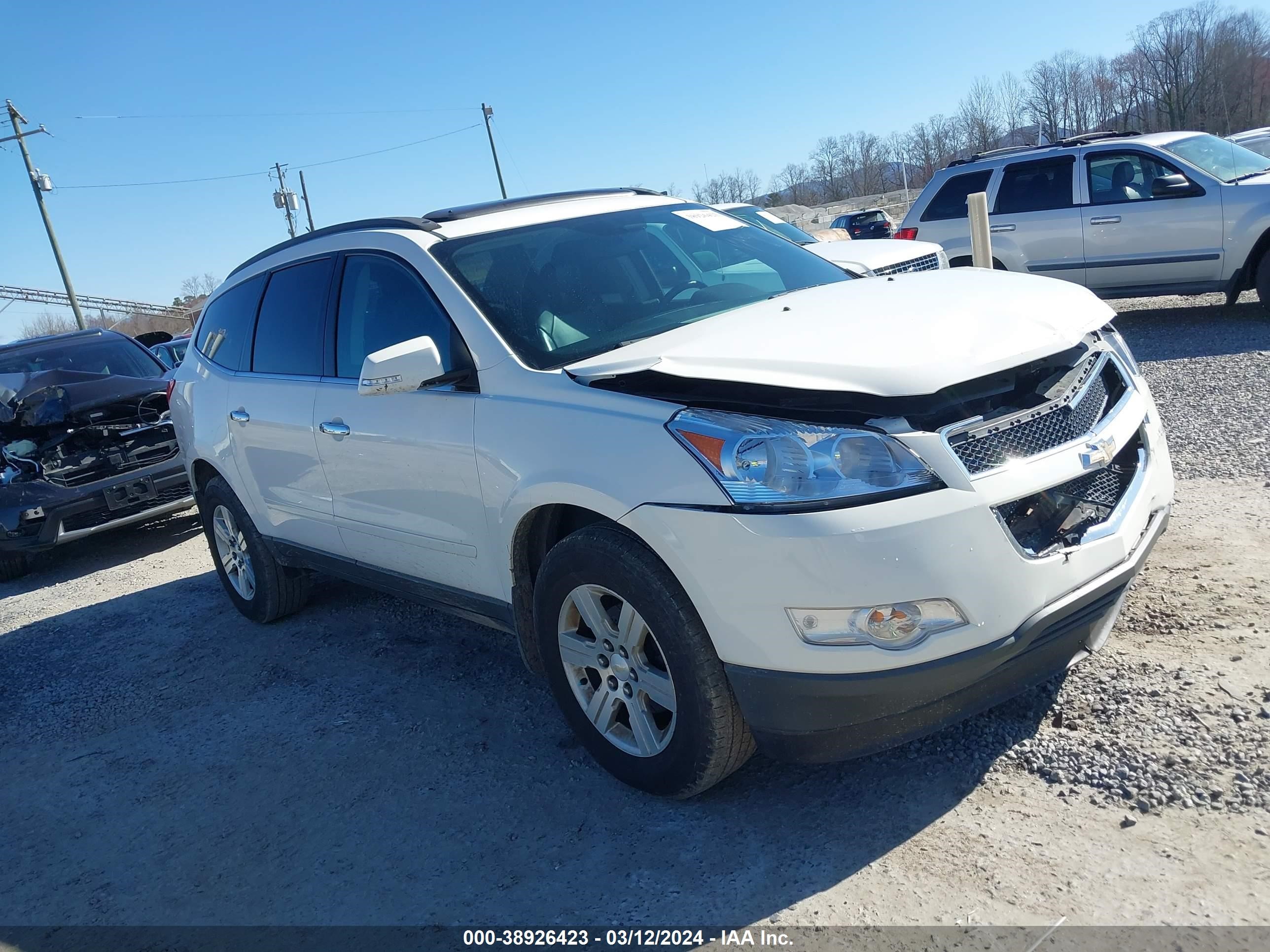 chevrolet traverse 2010 1gnlvged6aj265236