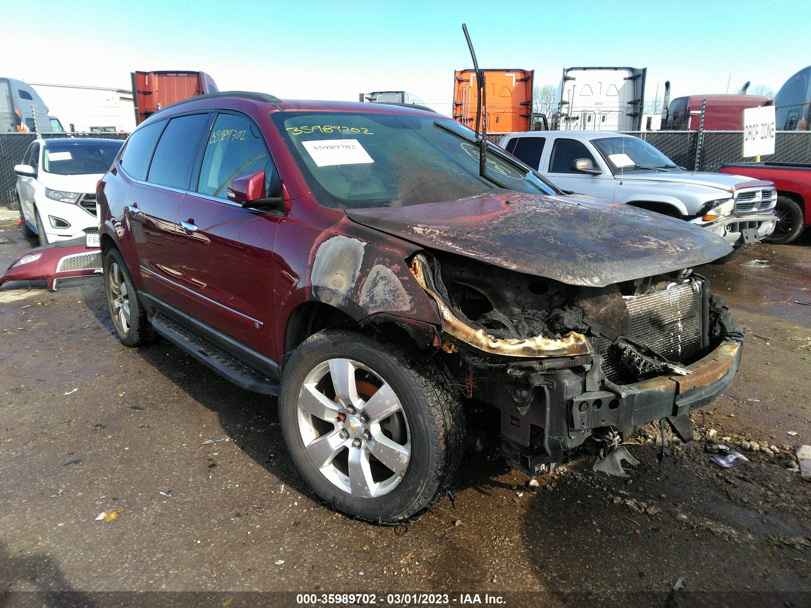 chevrolet traverse 2010 1gnlvhed5as103484