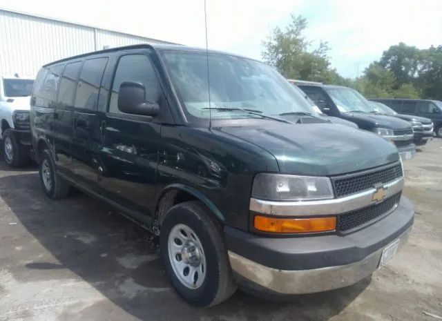 chevrolet express passenger 2014 1gnshcf45e1192280