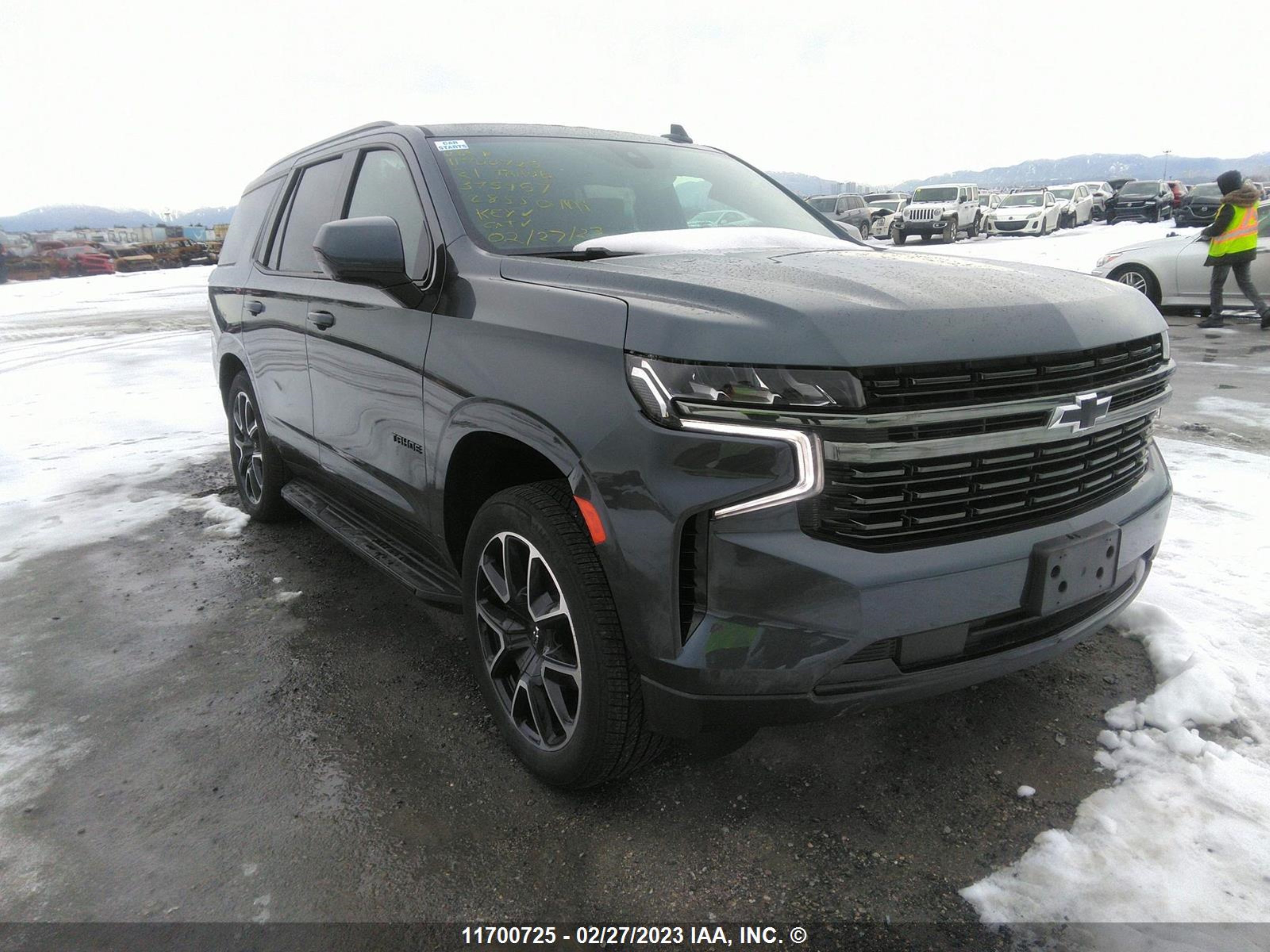 chevrolet tahoe 2021 1gnskrkd8mr375957