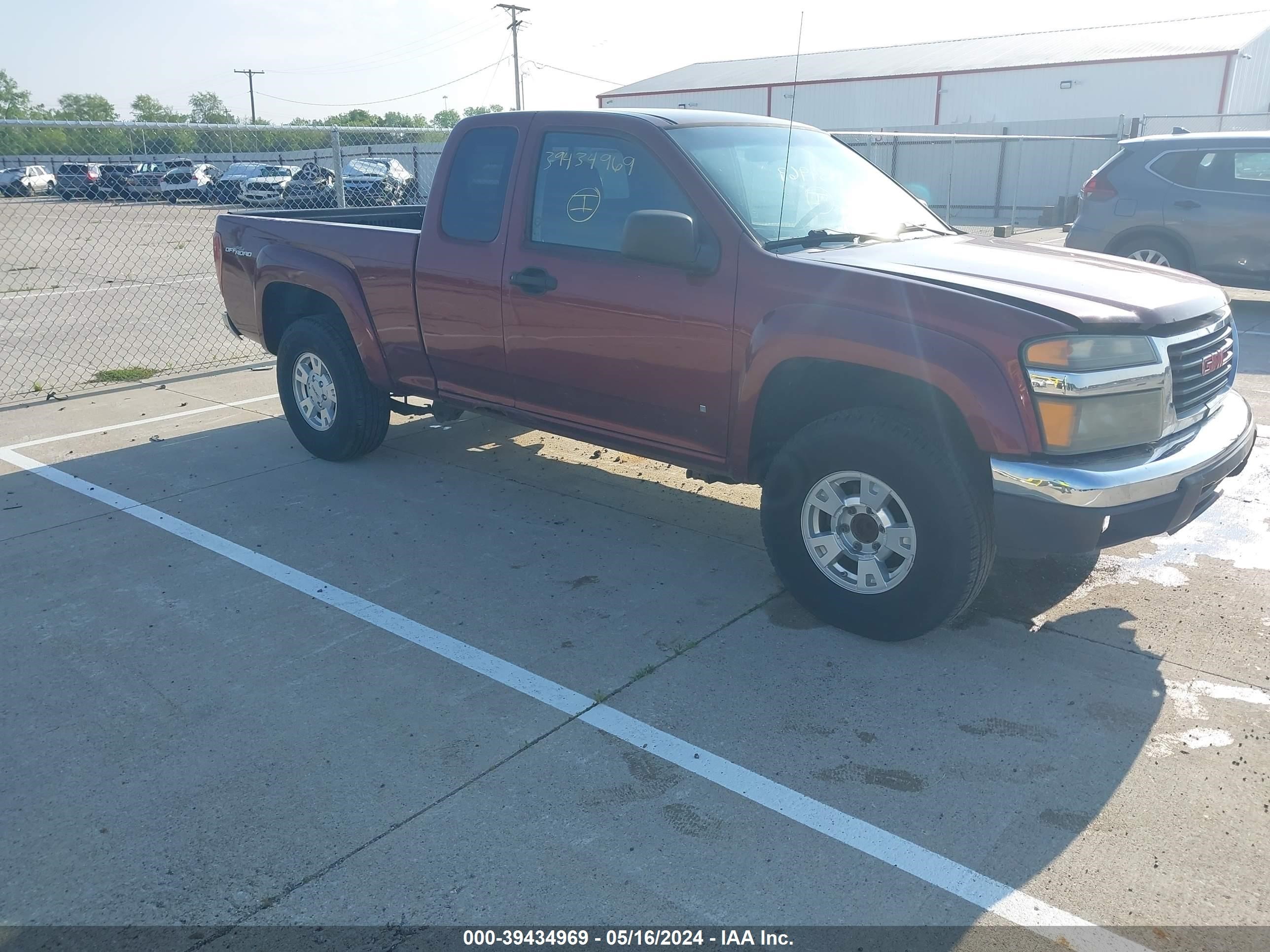 gmc canyon 2007 1gtds19e578237546