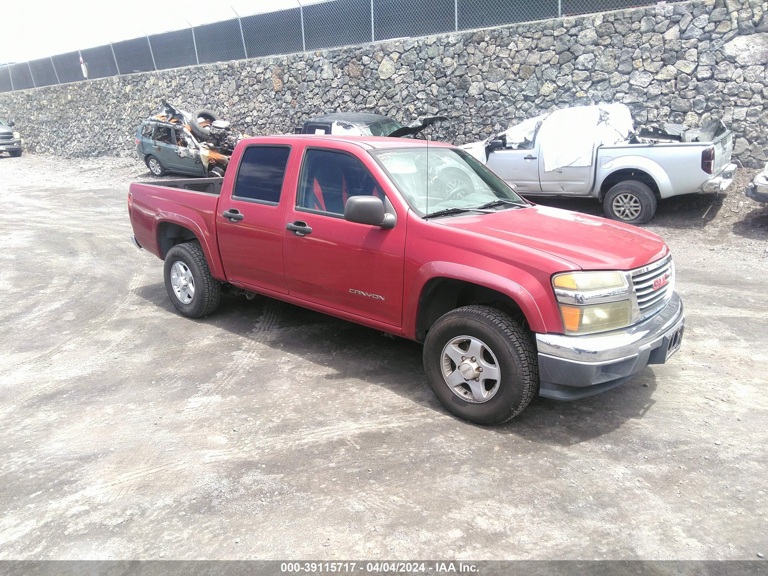 gmc canyon 2005 1gtdt136158278560