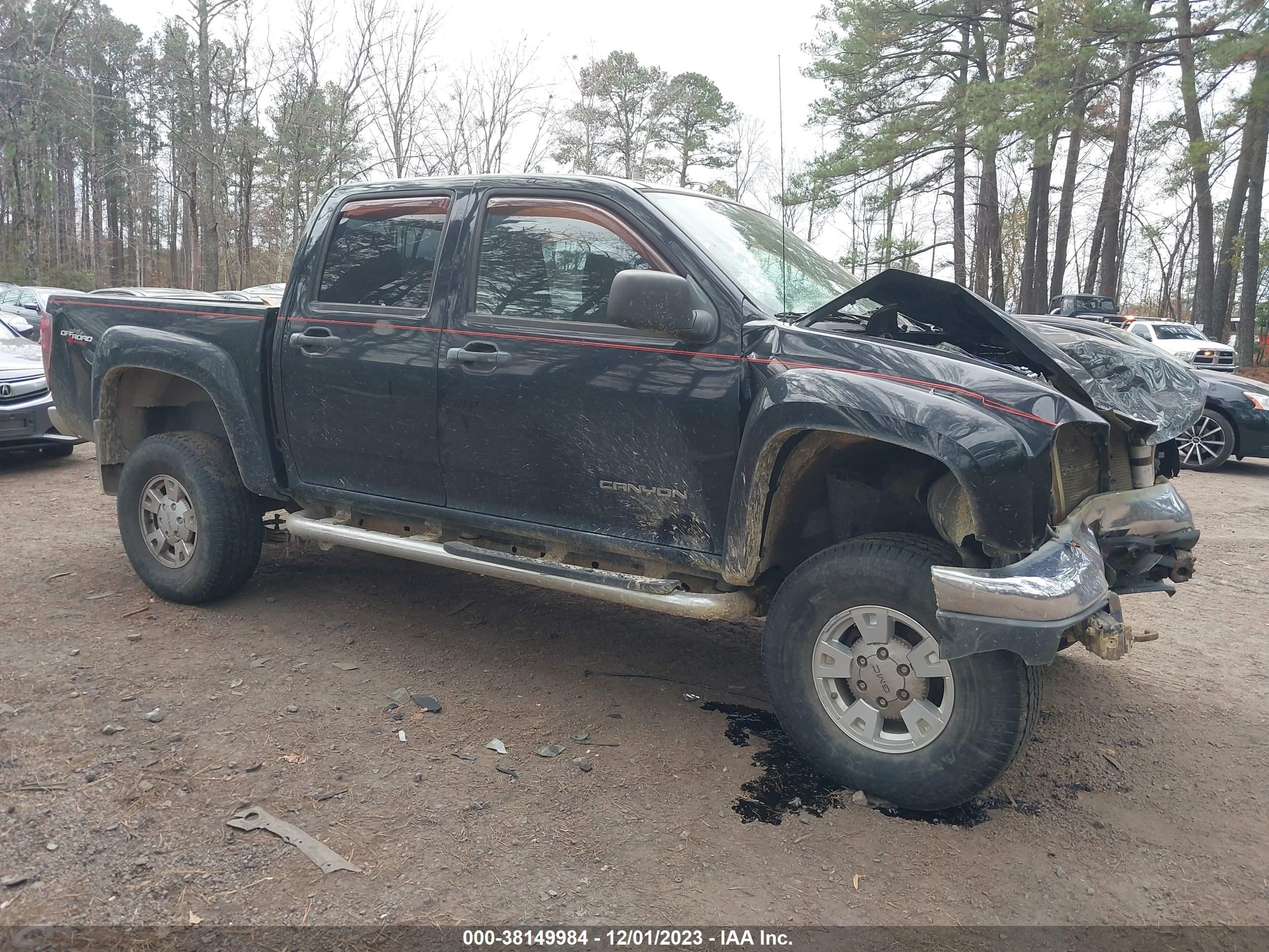 gmc canyon 2005 1gtdt136x58214131