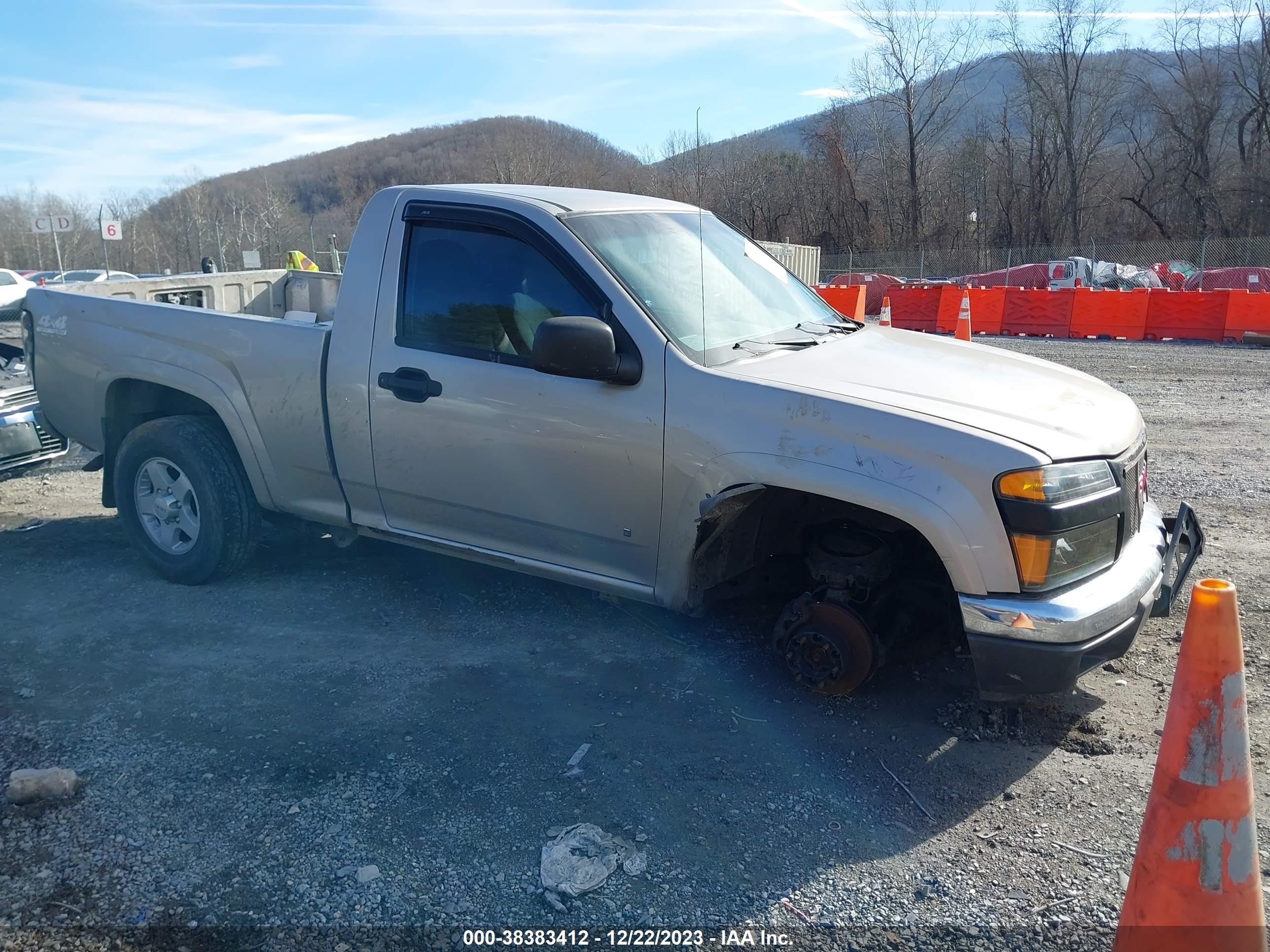 gmc canyon 2007 1gtdt149078193978