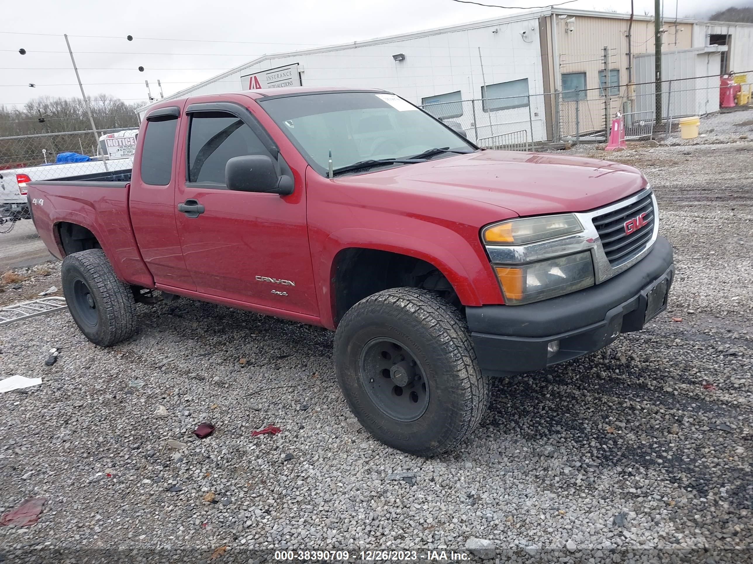 gmc canyon 2005 1gtdt196958136142