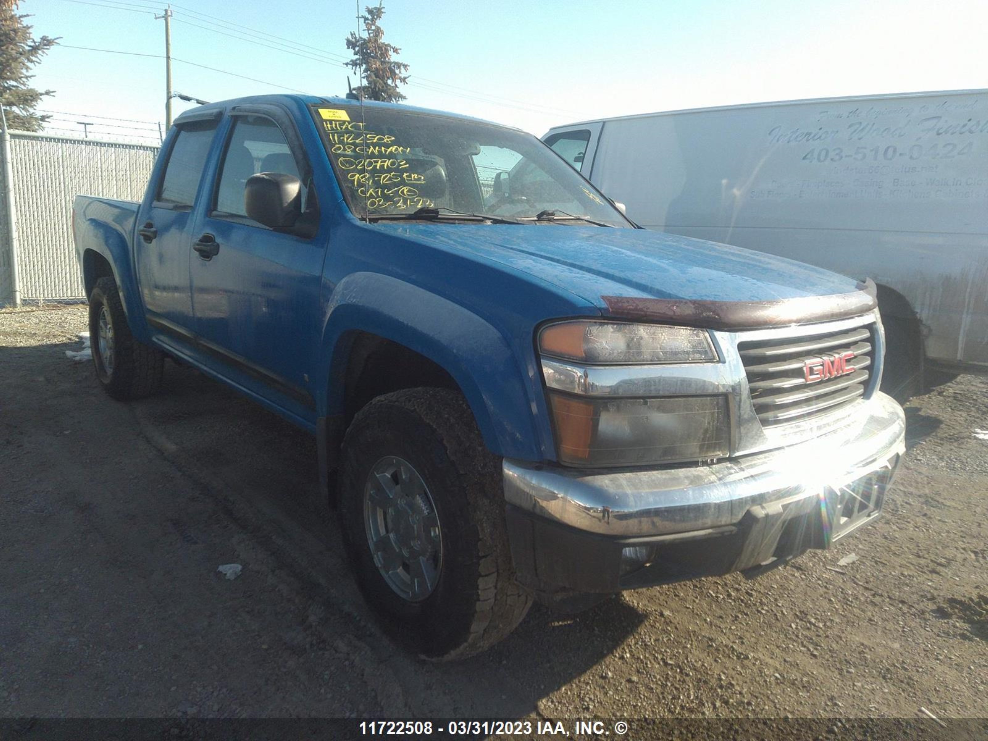 gmc canyon 2008 1gtdt33e688207703